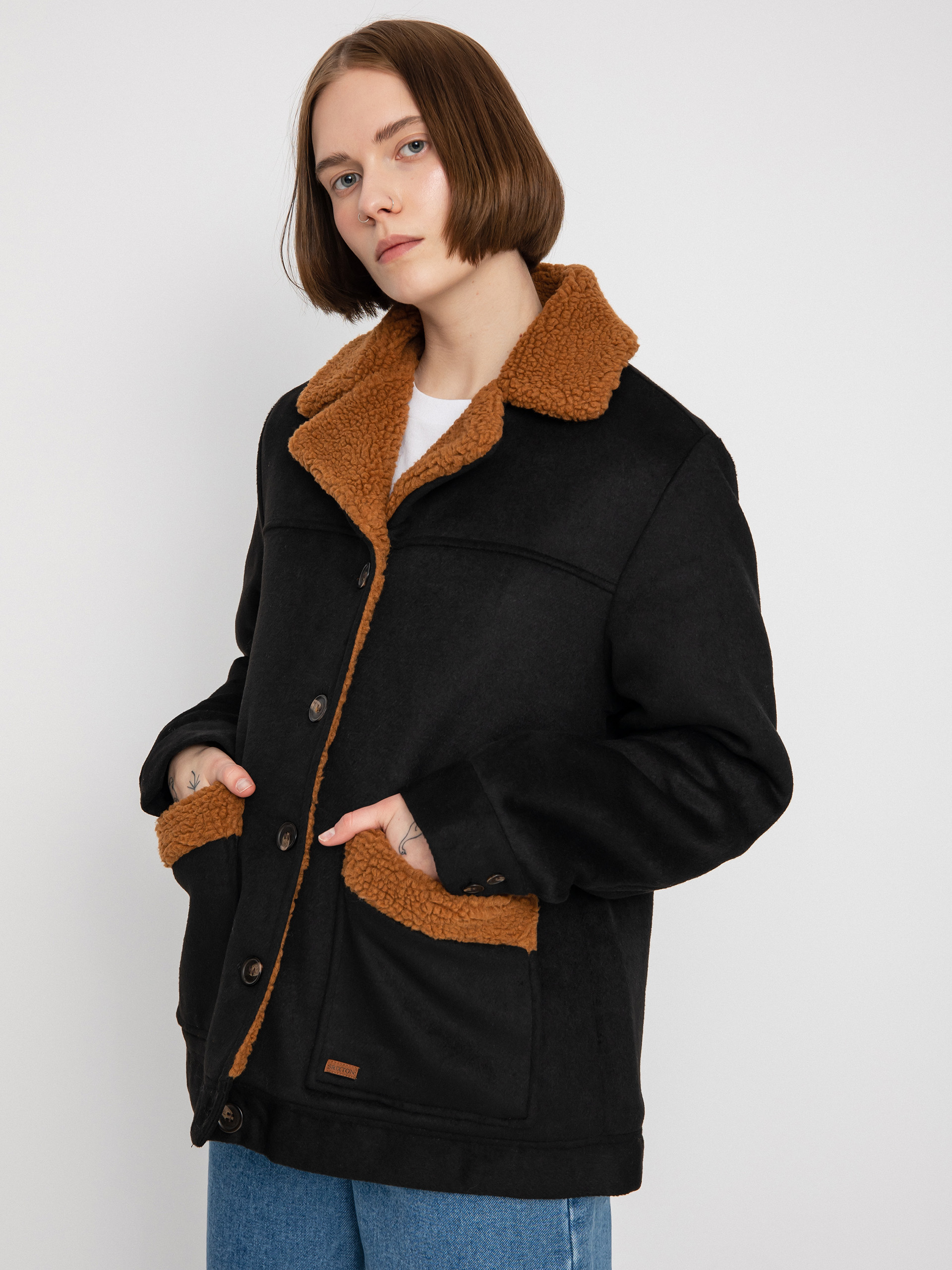 Kurtka Brixton Nouvelle Coat Wmn (black)