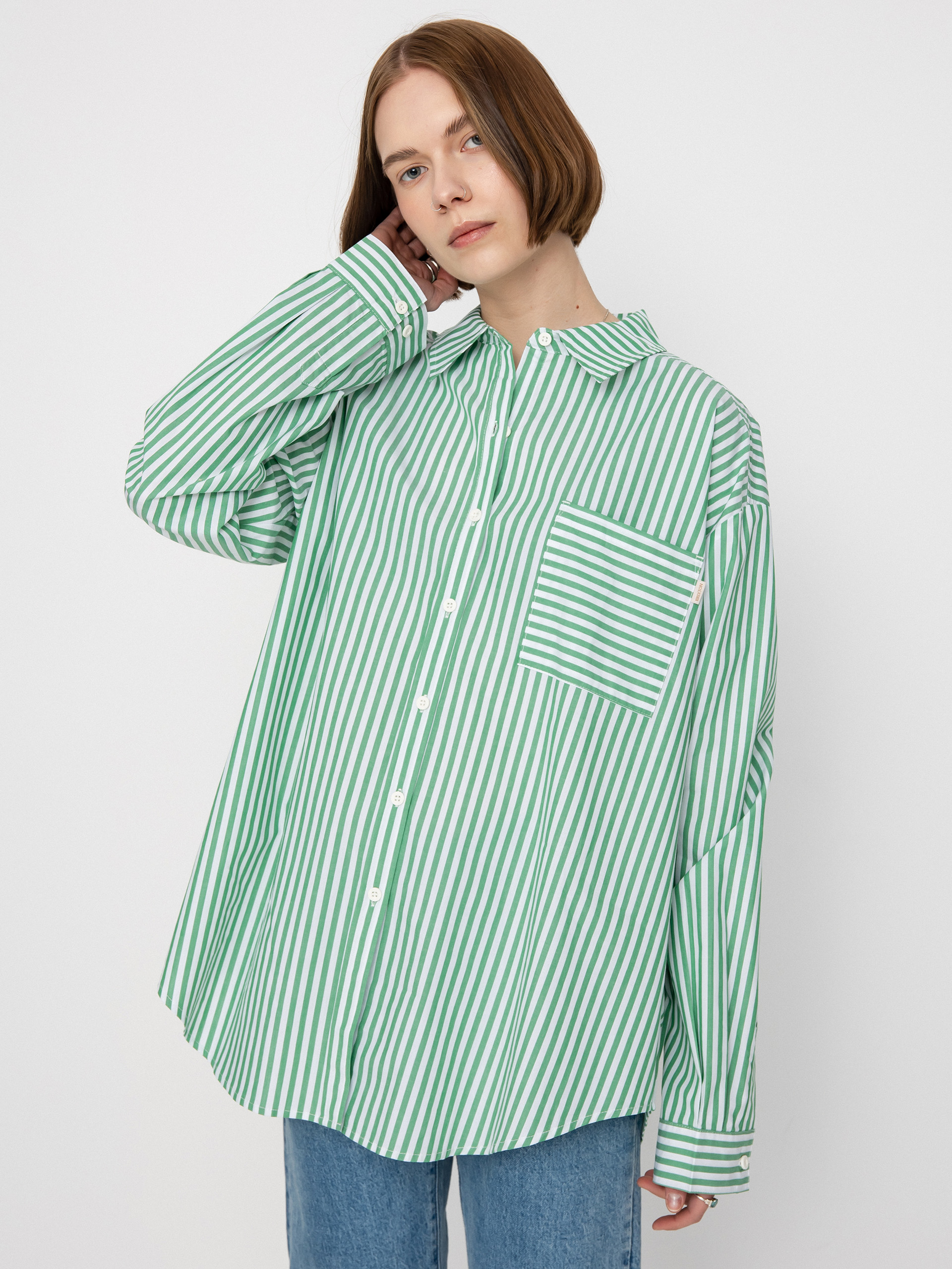Koszula Brixton Sidney Oversized Ls Wmn (leprechaun)