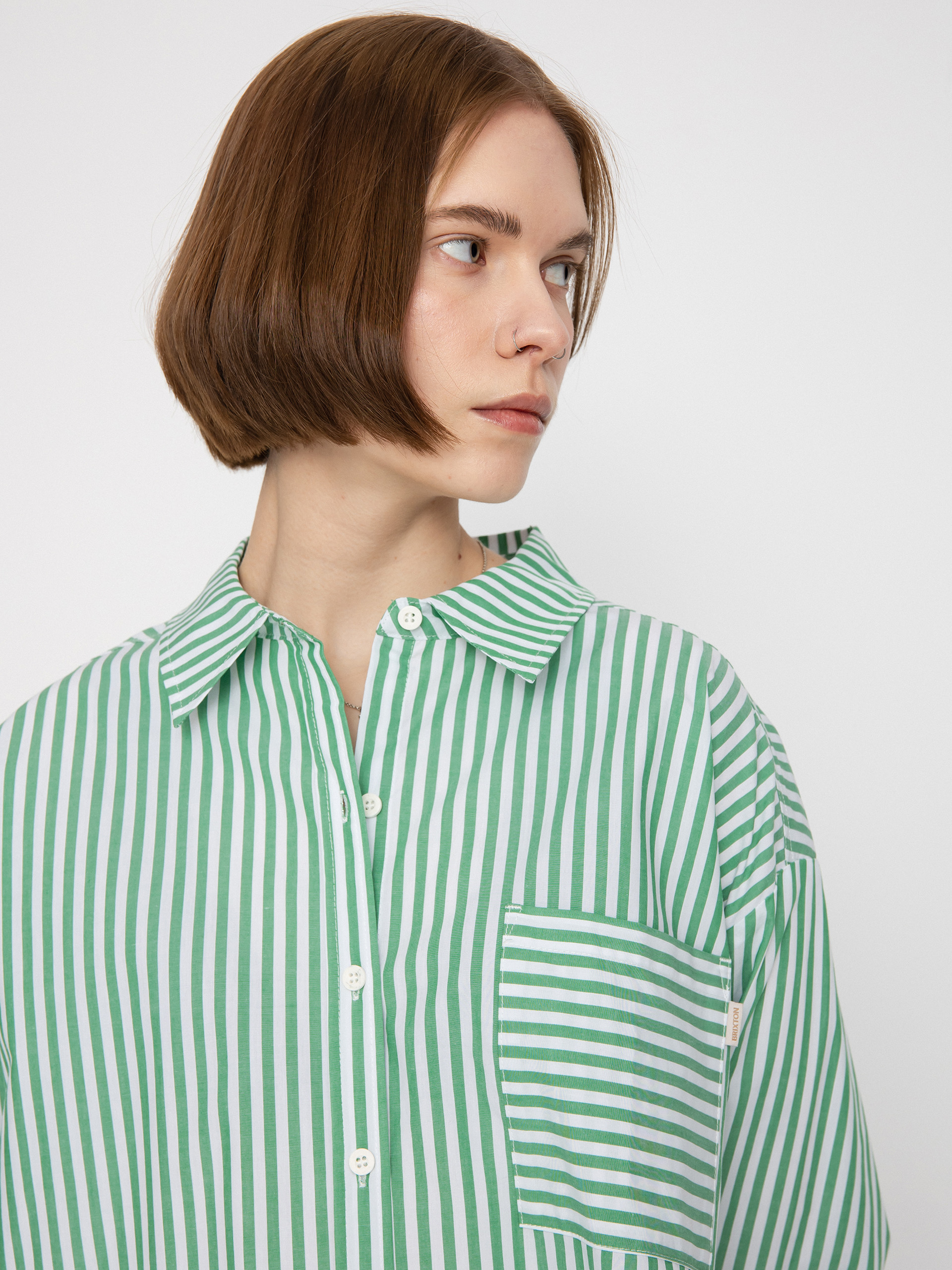 Koszula Brixton Sidney Oversized Ls Wmn (leprechaun)