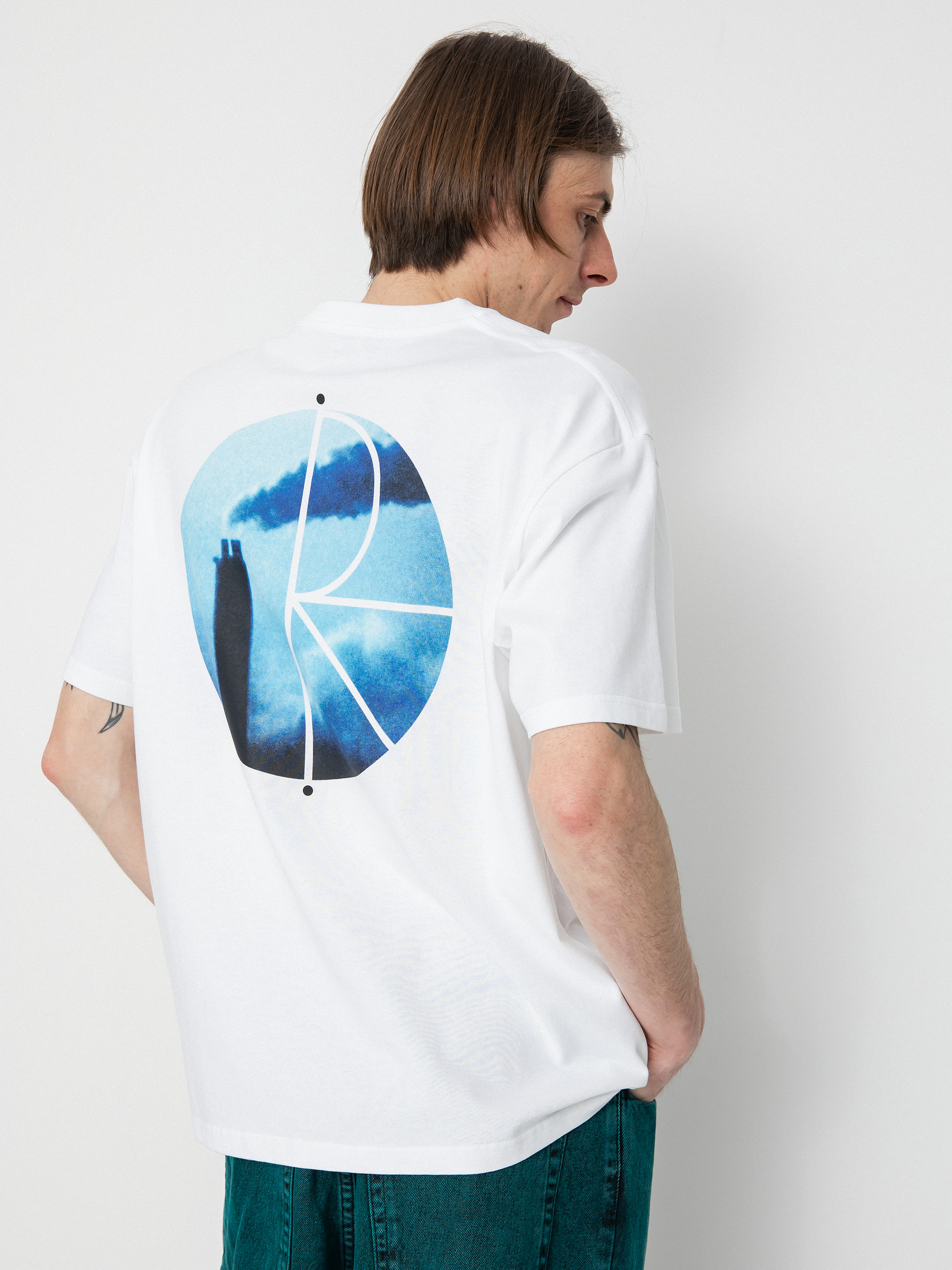 T-shirt Polar Skate Skorsten Fill (white)