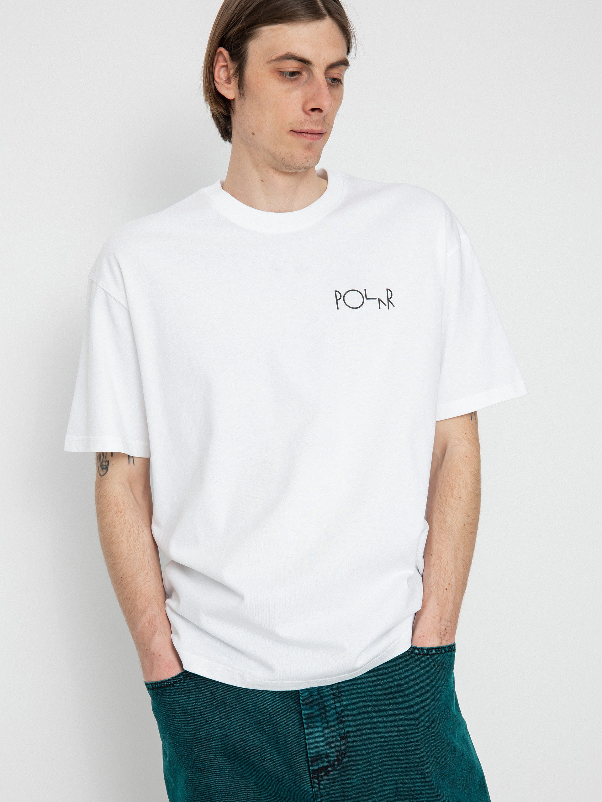 T-shirt Polar Skate Skorsten Fill (white)