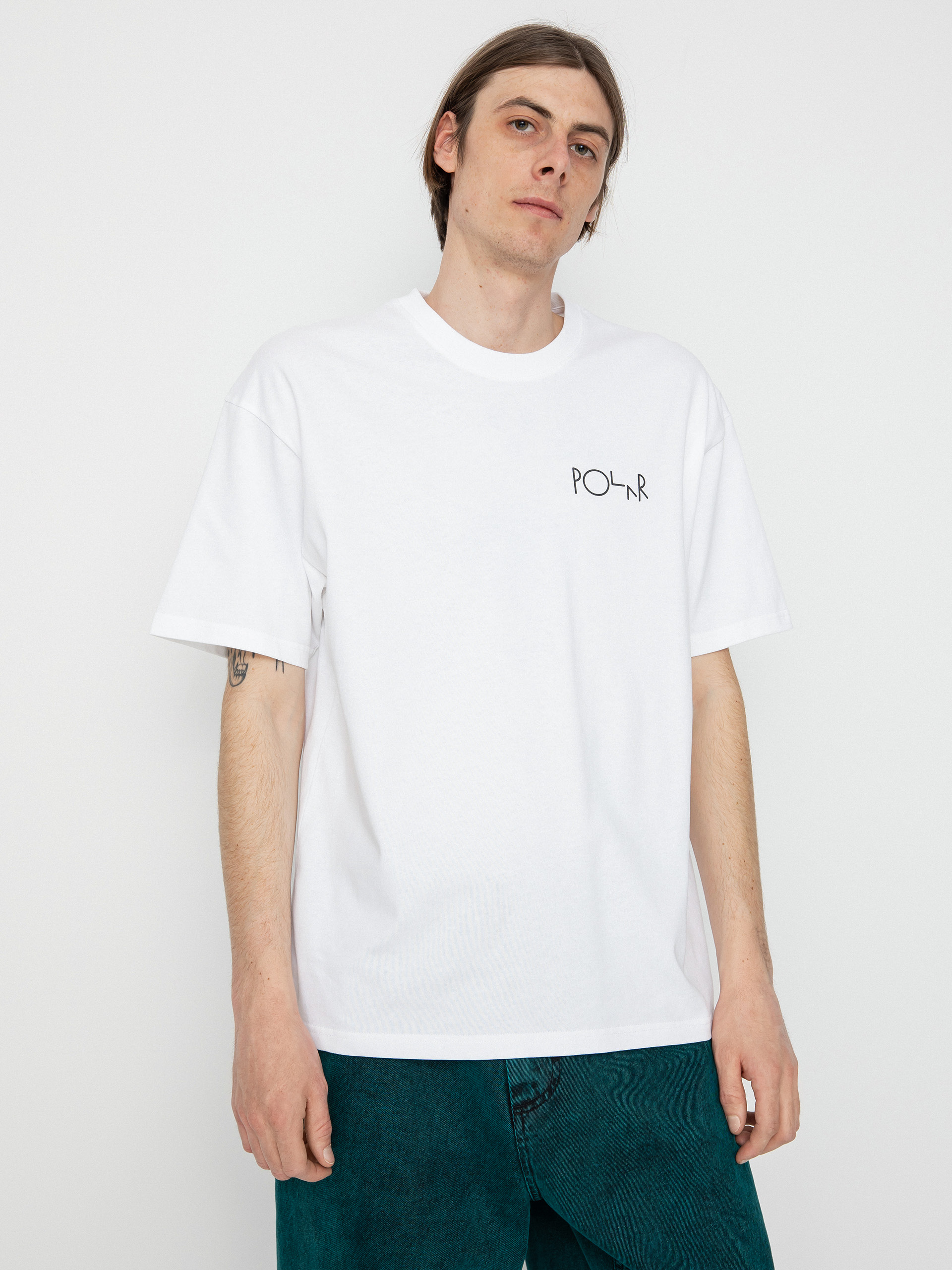 T-shirt Polar Skate Skorsten Fill (white)