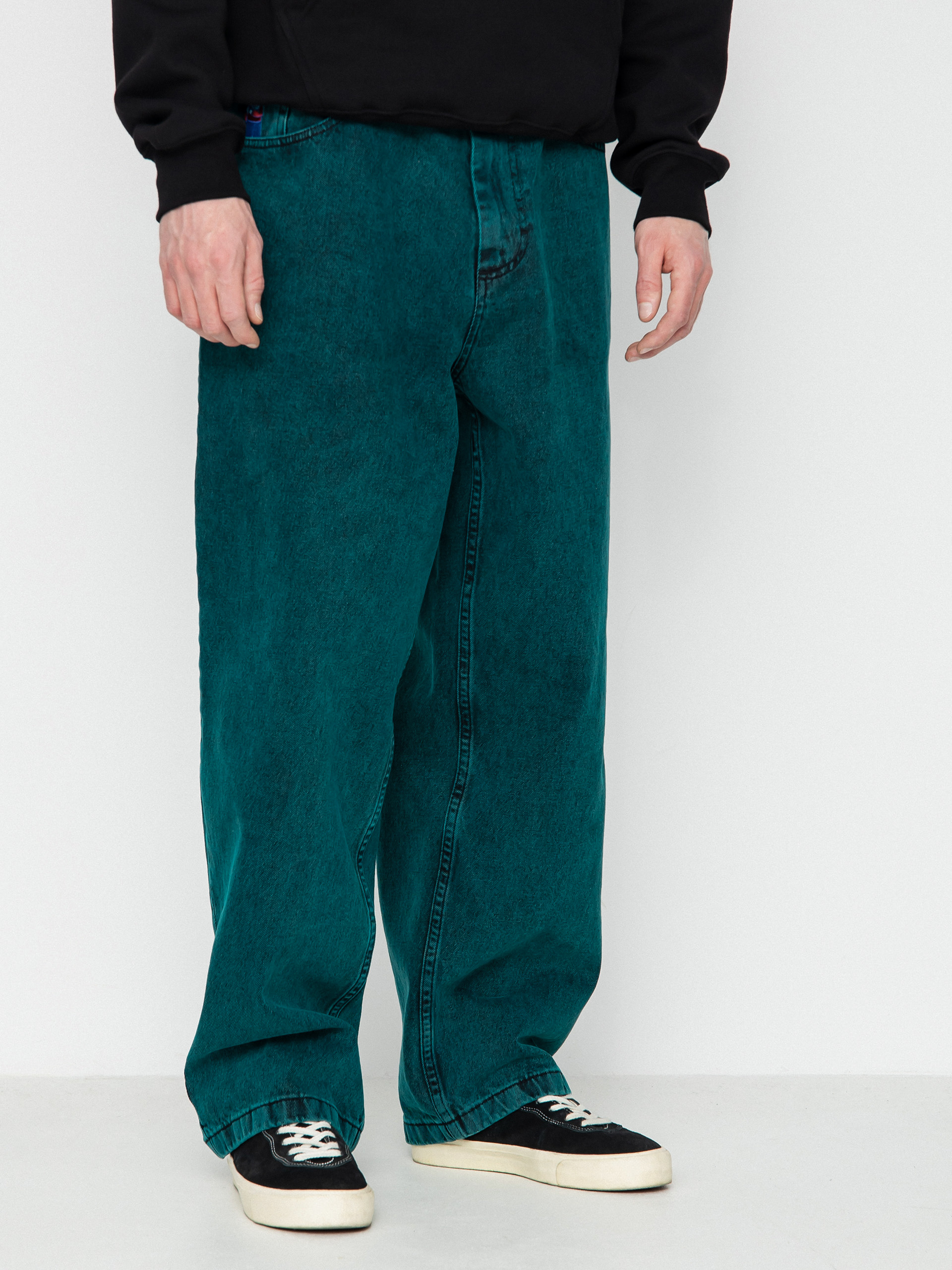 Polar Big Boy Jeans - Teal Black | Flatspot