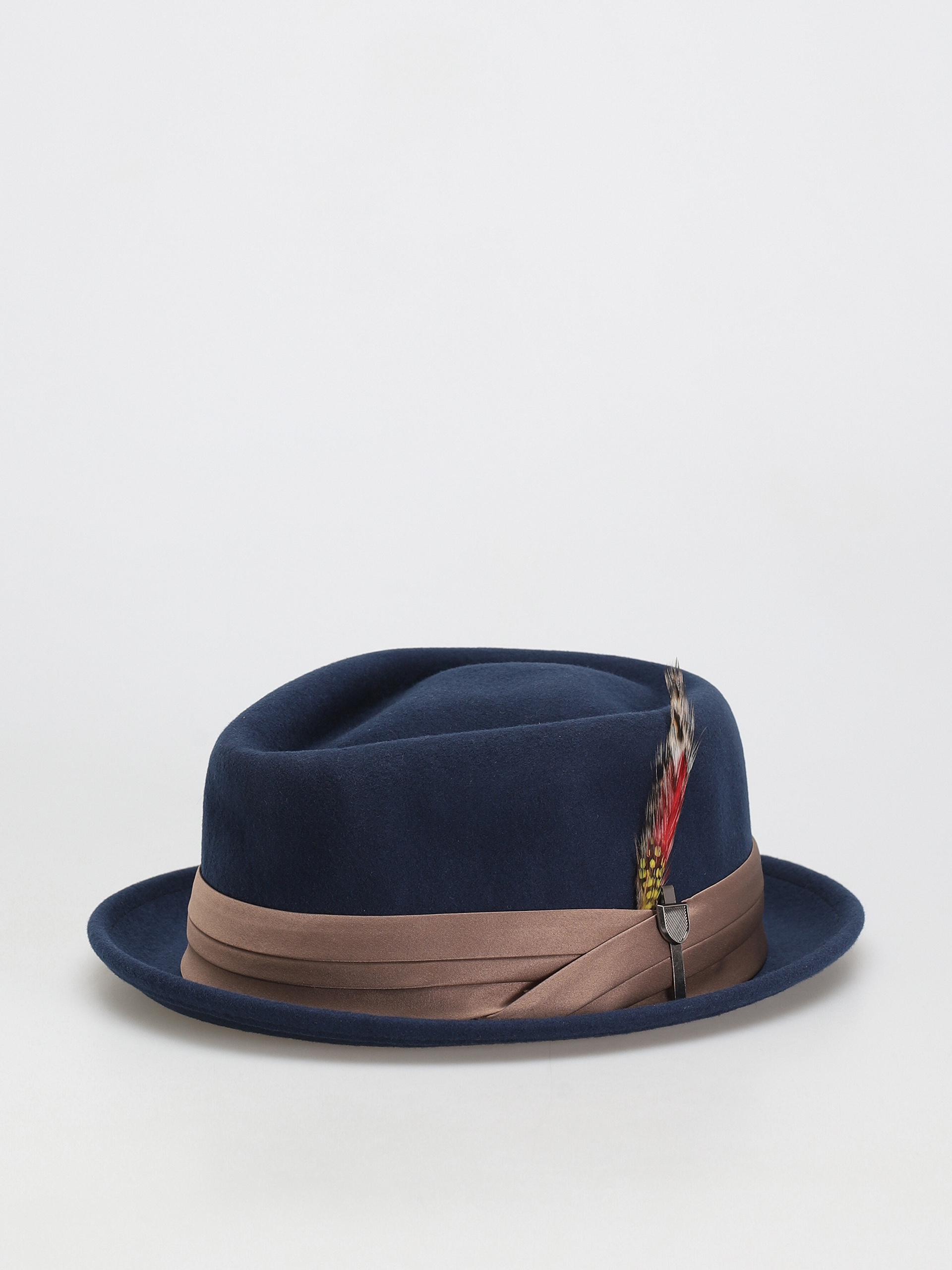 Kapelusz Brixton Stout Pork Pie (washed navy/bronze)