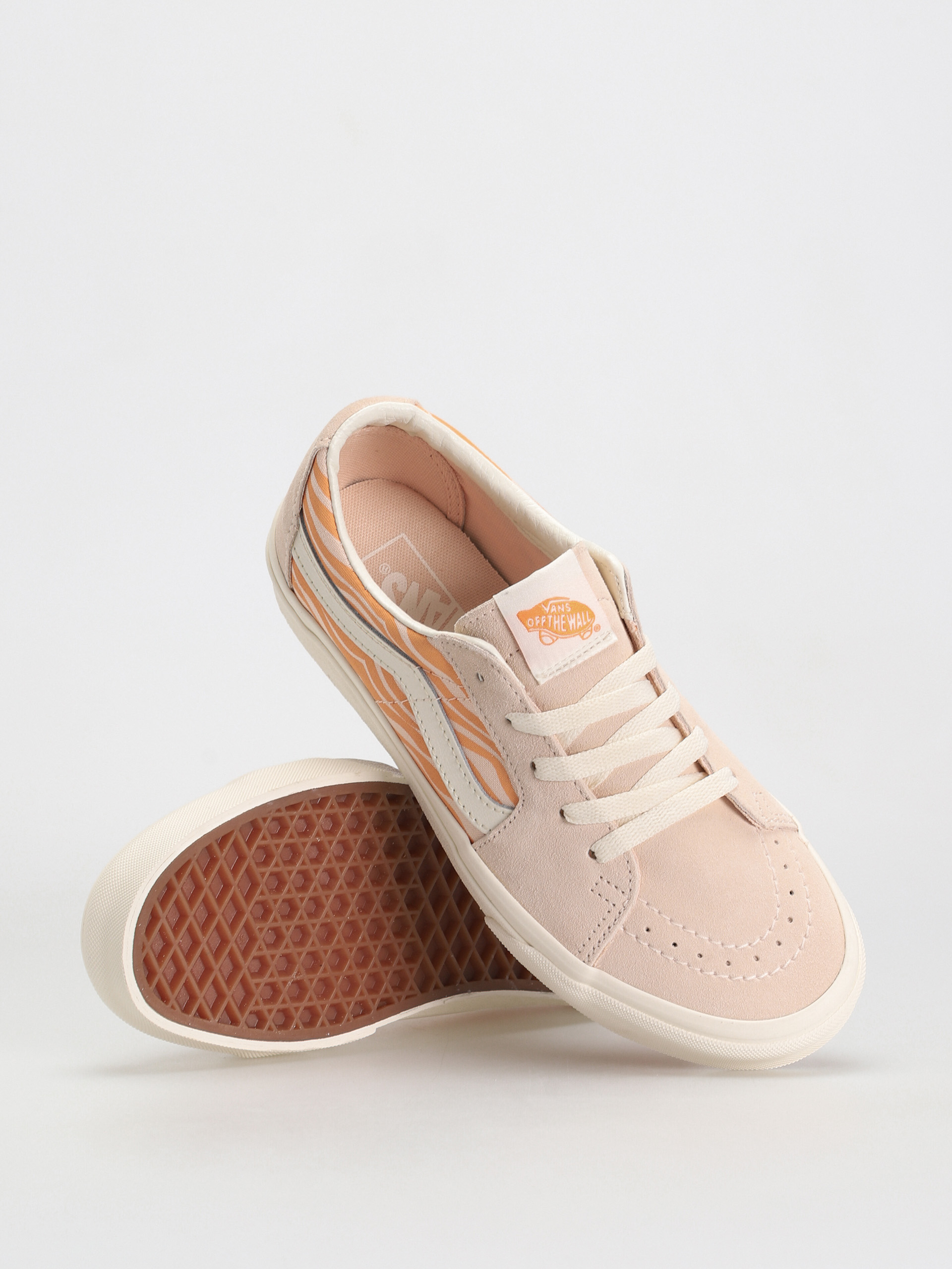 Buty Vans Sk8 Low Wmn (tonal stripes peach dust)