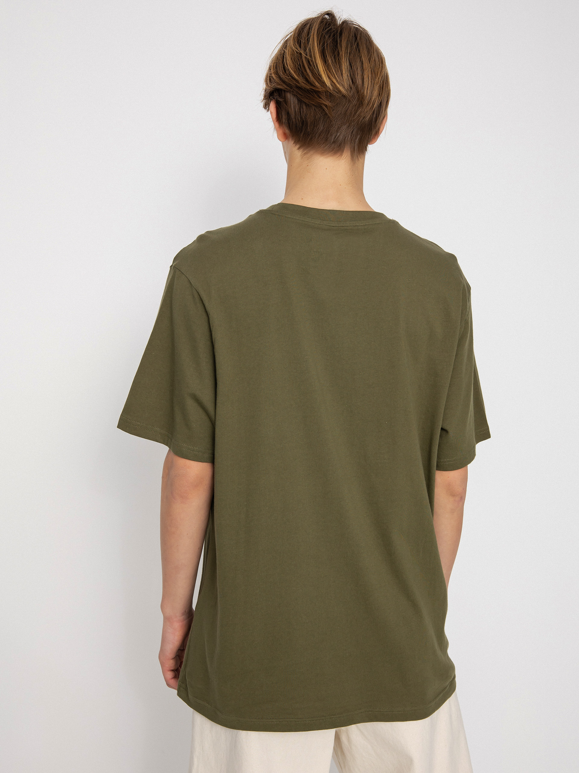 T-shirt Element Basic Pocket Label (army)