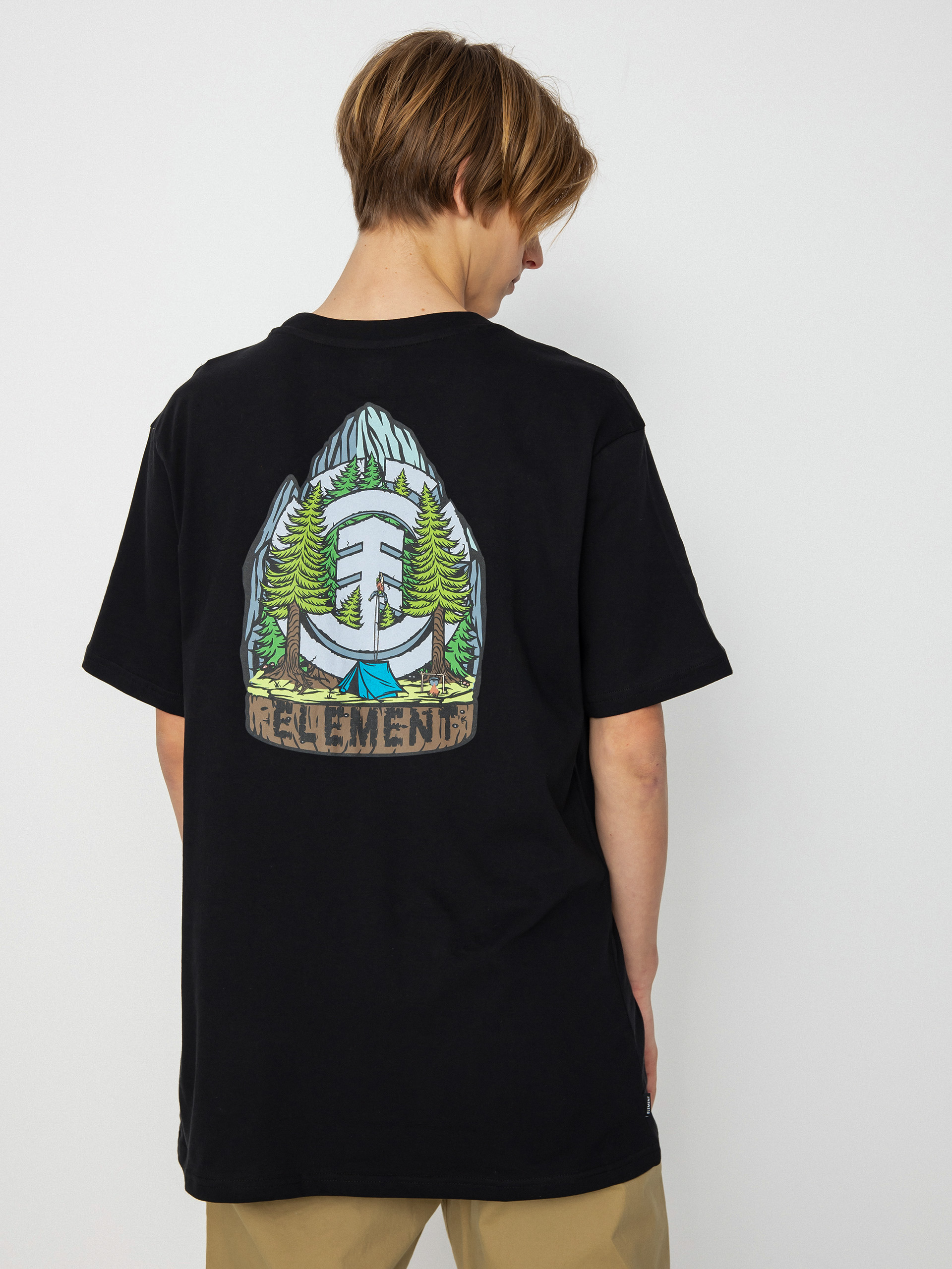 T-shirt Element Aconca Icon (flint black)