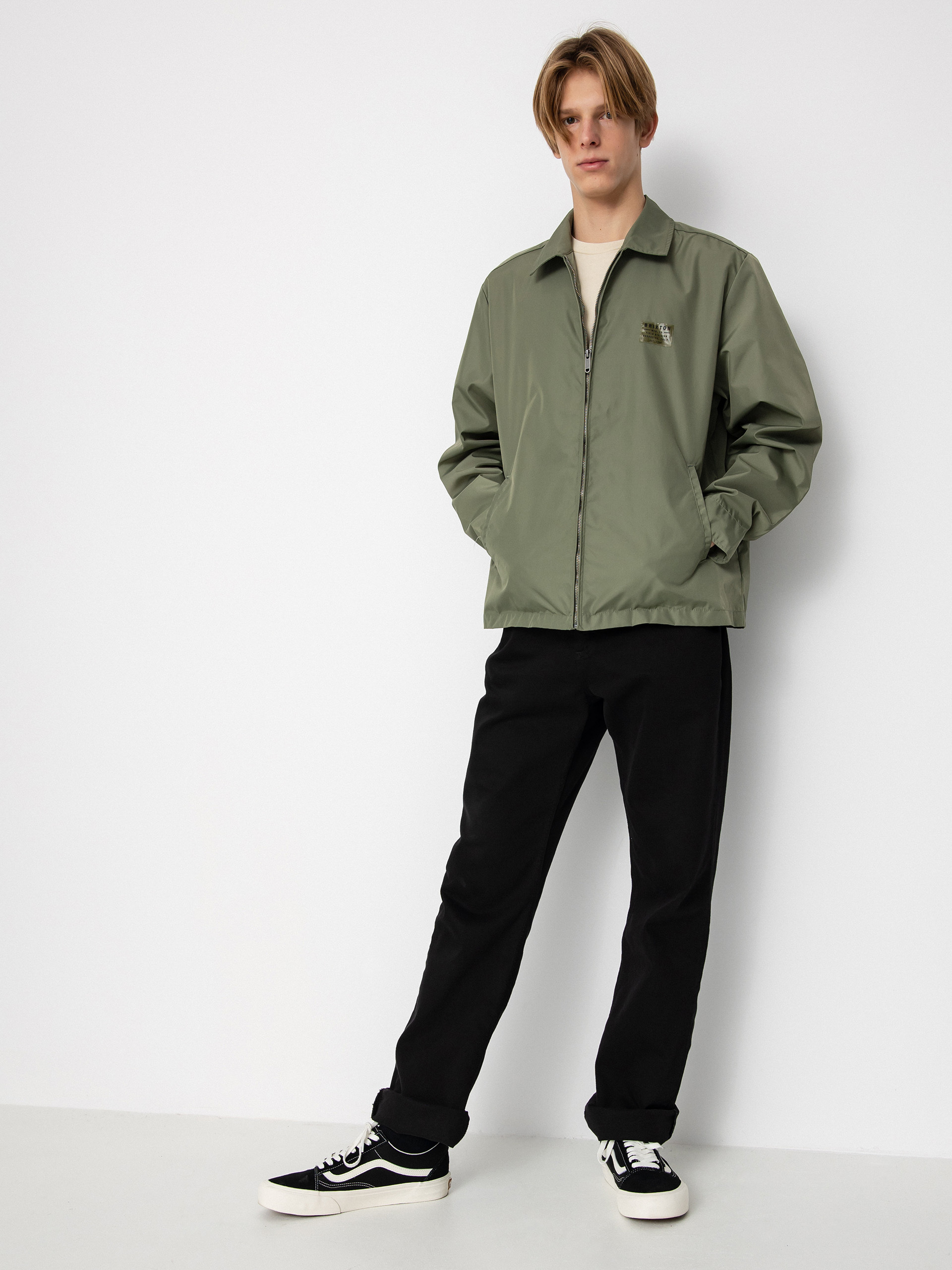 Kurtka Brixton Utopia Vintage Nylon (olive surplus)