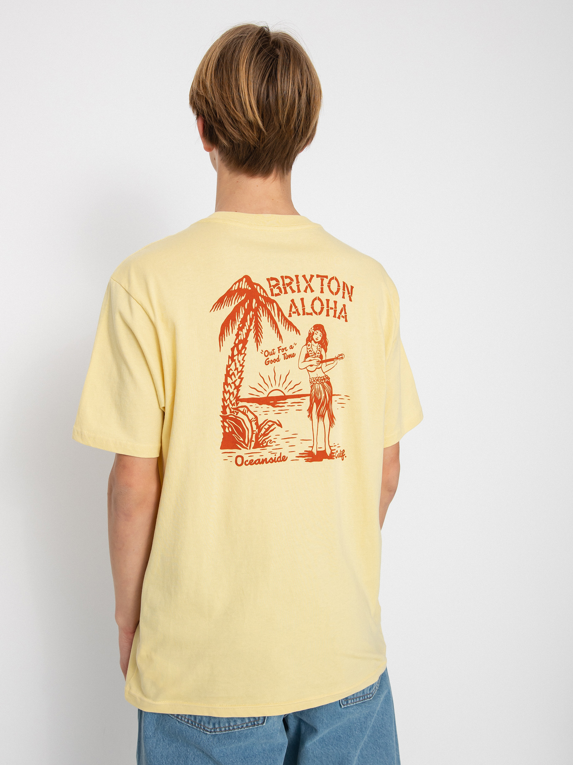 T-shirt Brixton Good Time Tlrt (straw)