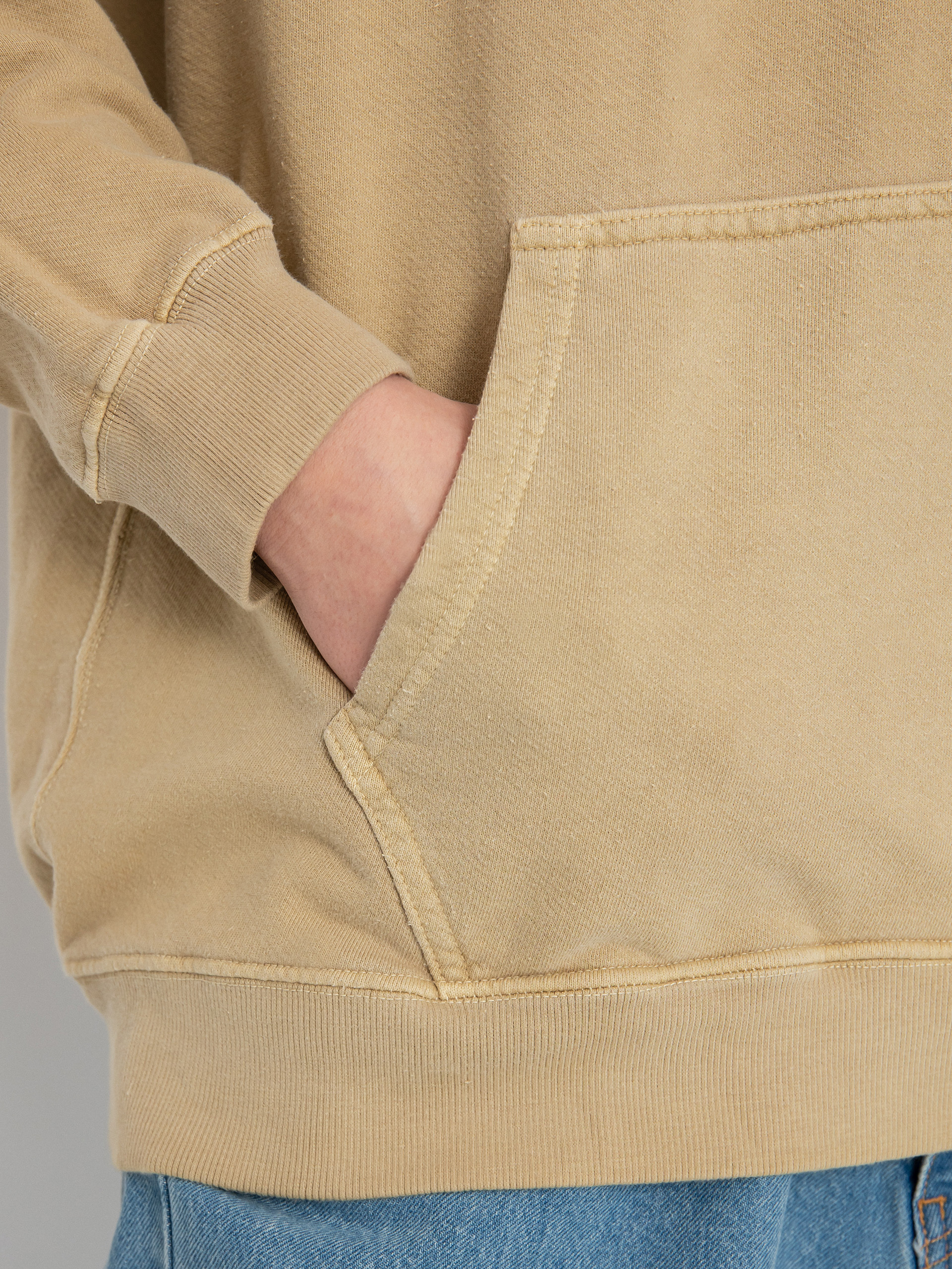 Bluza z kapturem Brixton Vintage Reserve HD (sand vintage wash)