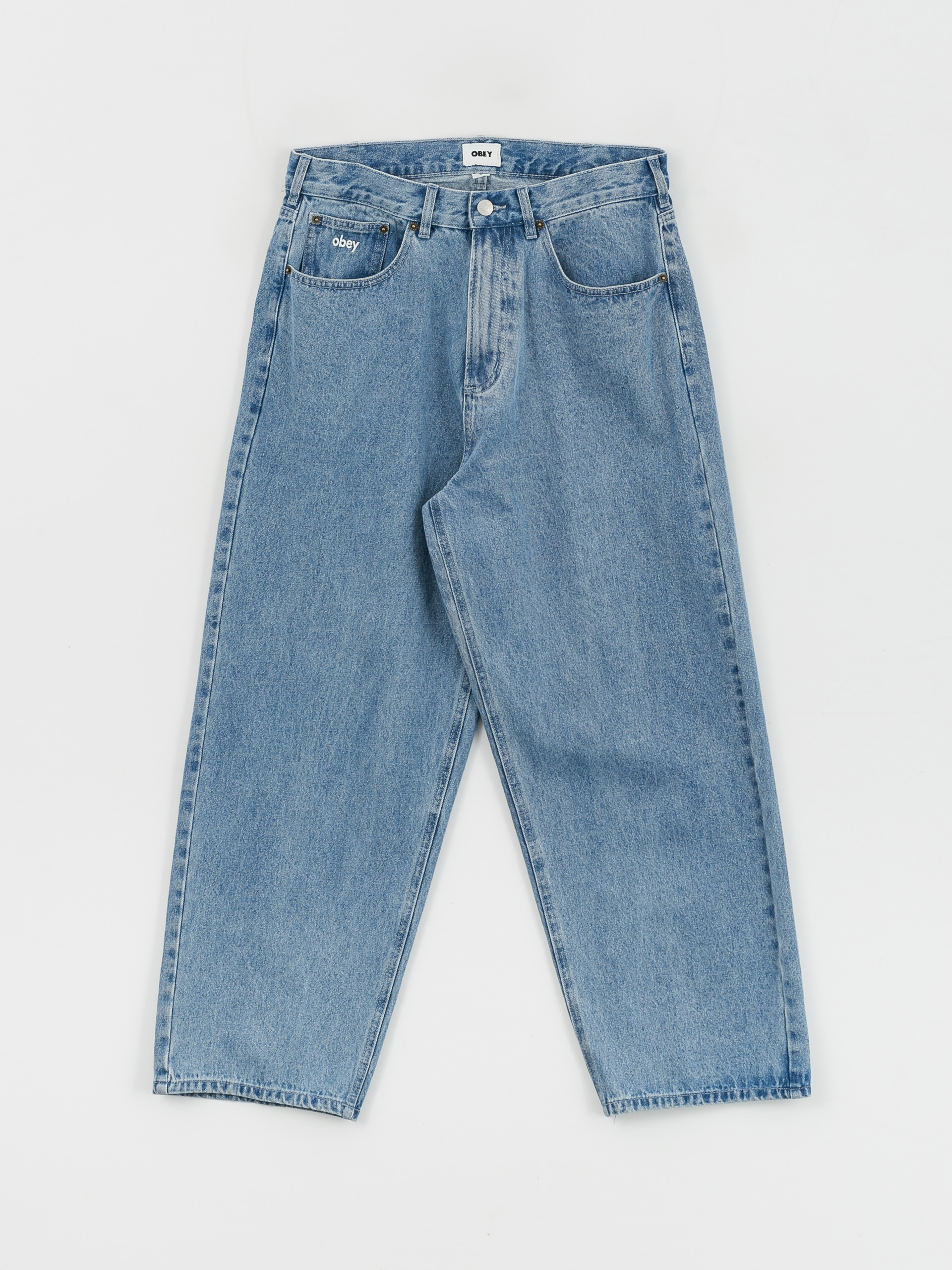 Spodnie OBEY Bigwig (light indigo)