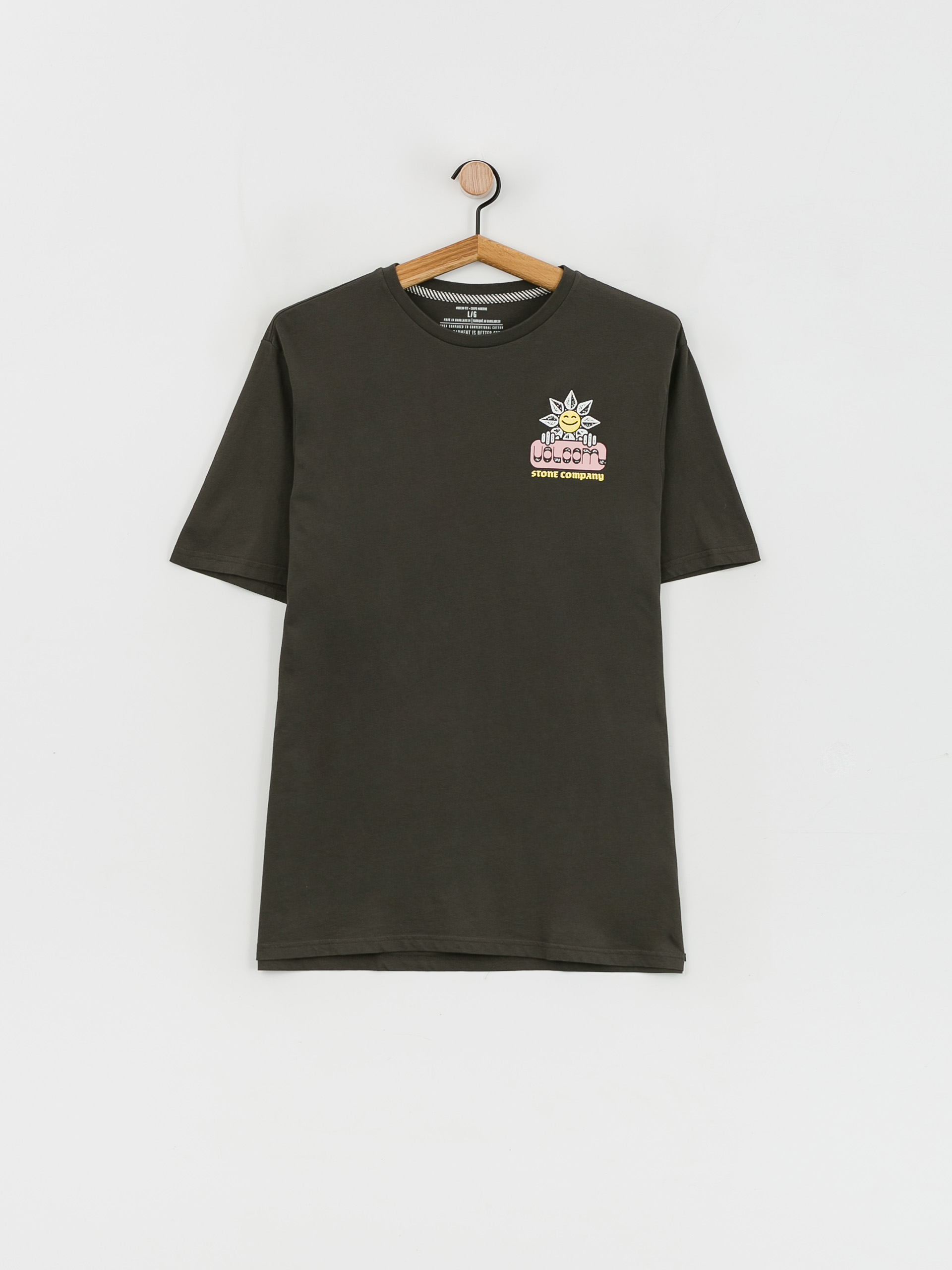 T-shirt Volcom Fty Gardener (rinsed black)