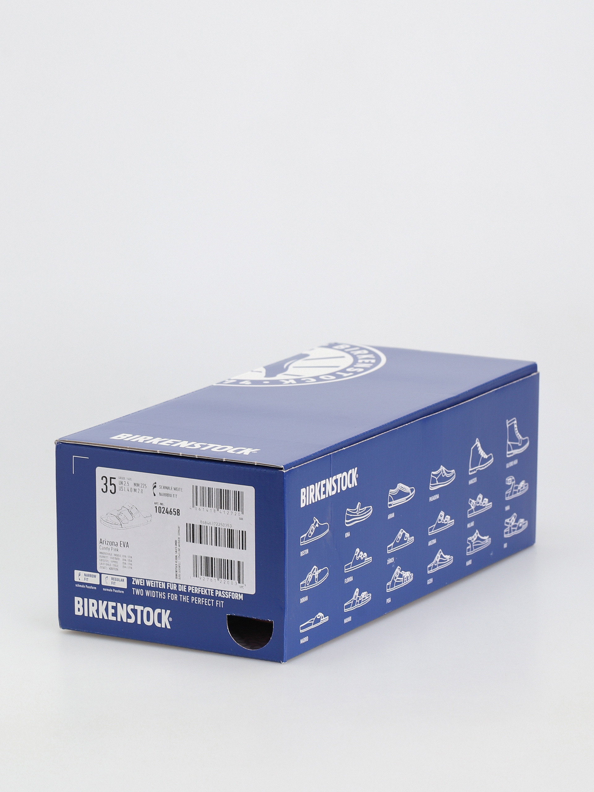 Klapki Birkenstock Arizona Eva Narrow Wmn (candy pink)