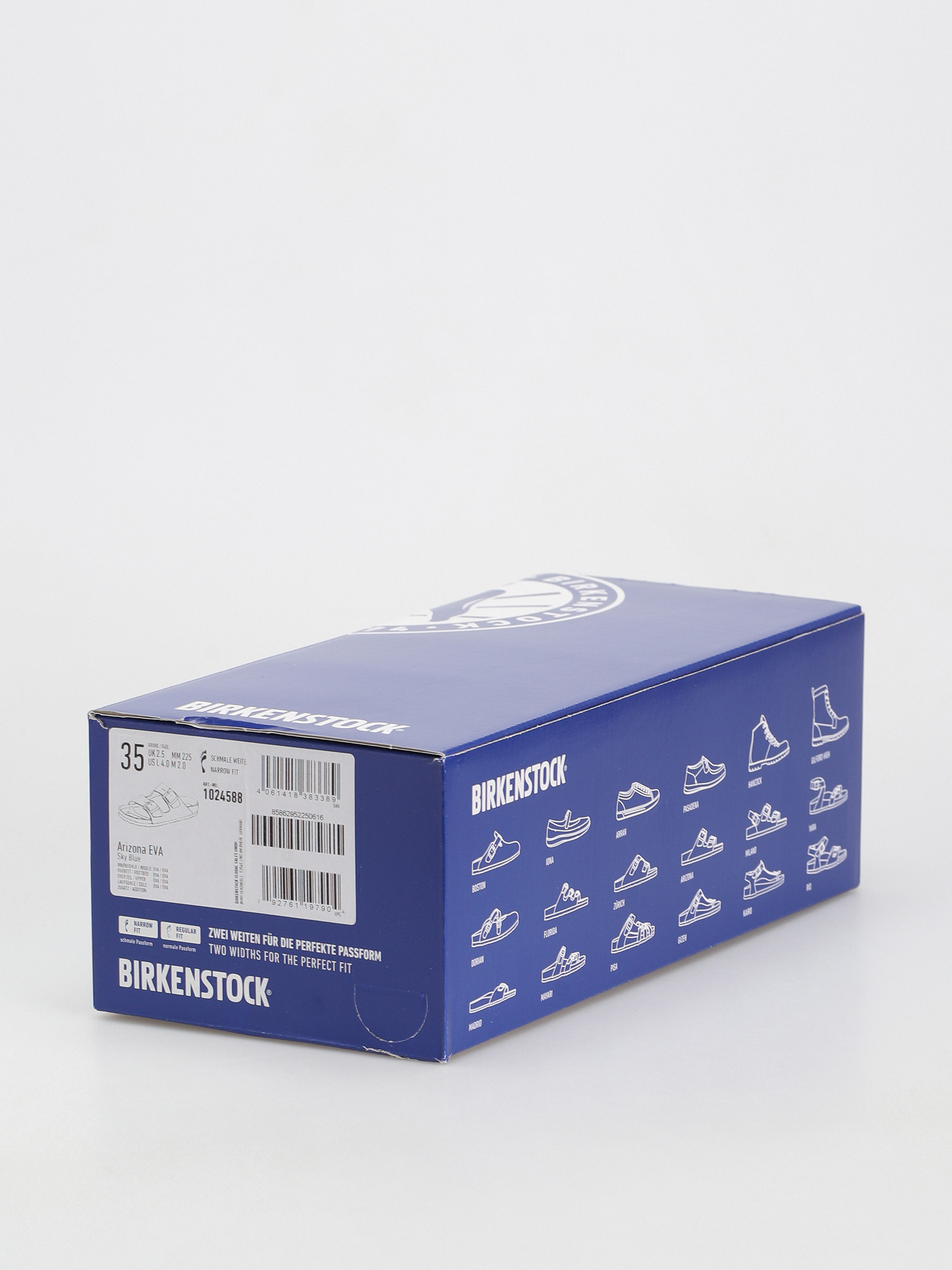 Klapki Birkenstock Arizona Eva Narrow Wmn (sky blue)