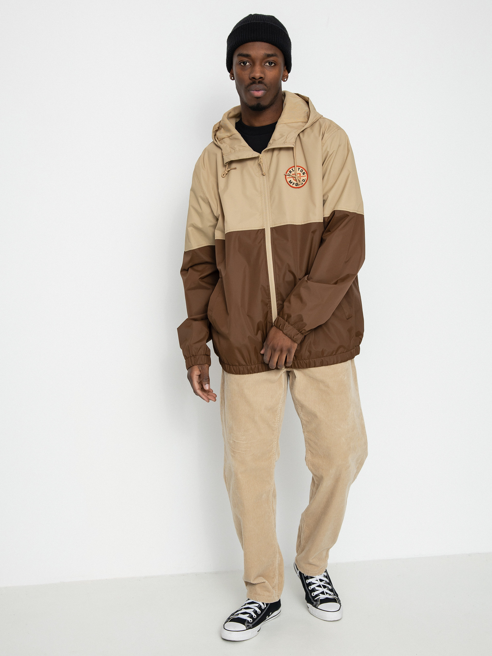 Kurtka Brixton Claxton Crest Lw ZHD (sand/dark earth)