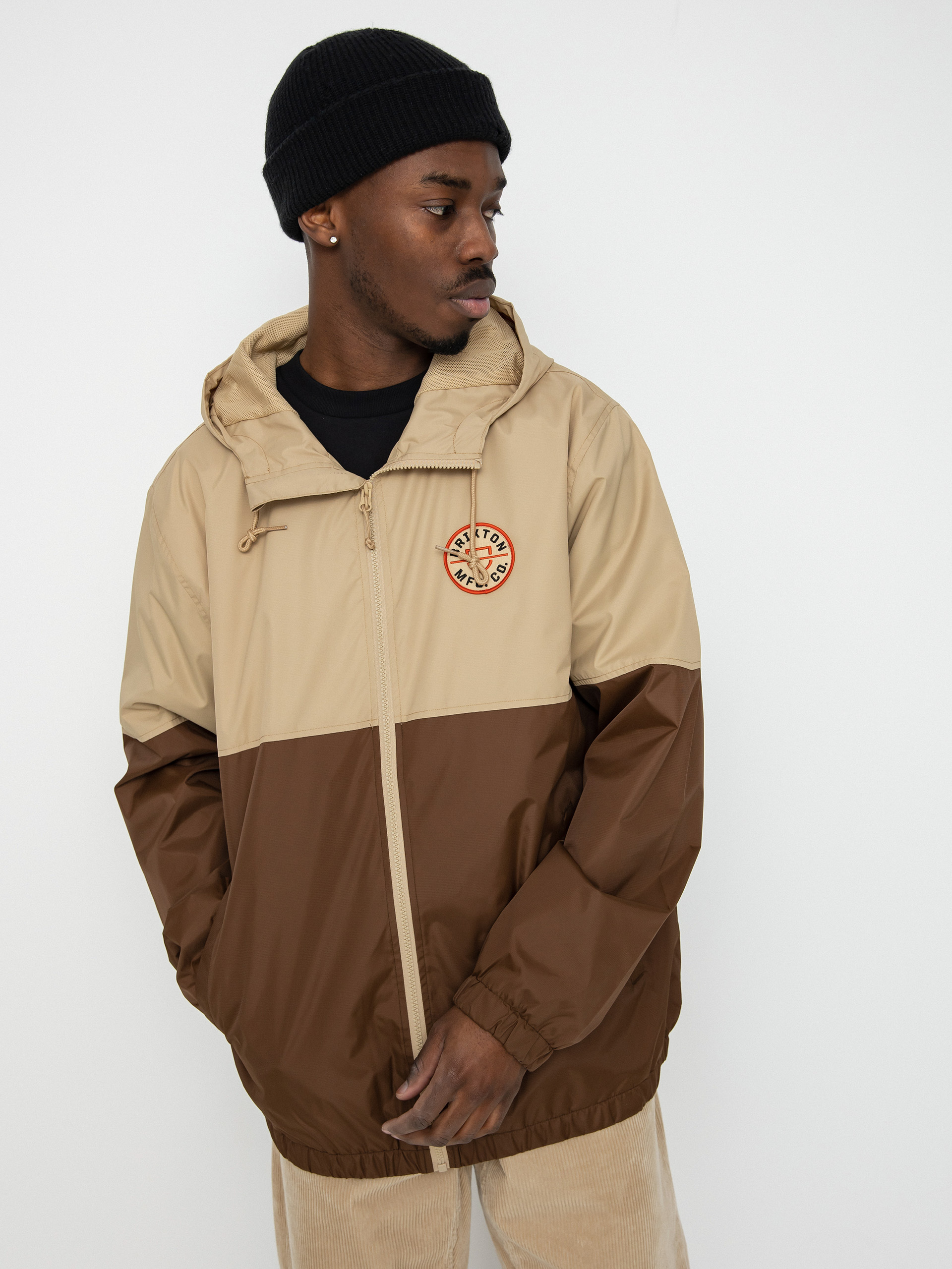 Kurtka Brixton Claxton Crest Lw ZHD (sand/dark earth)