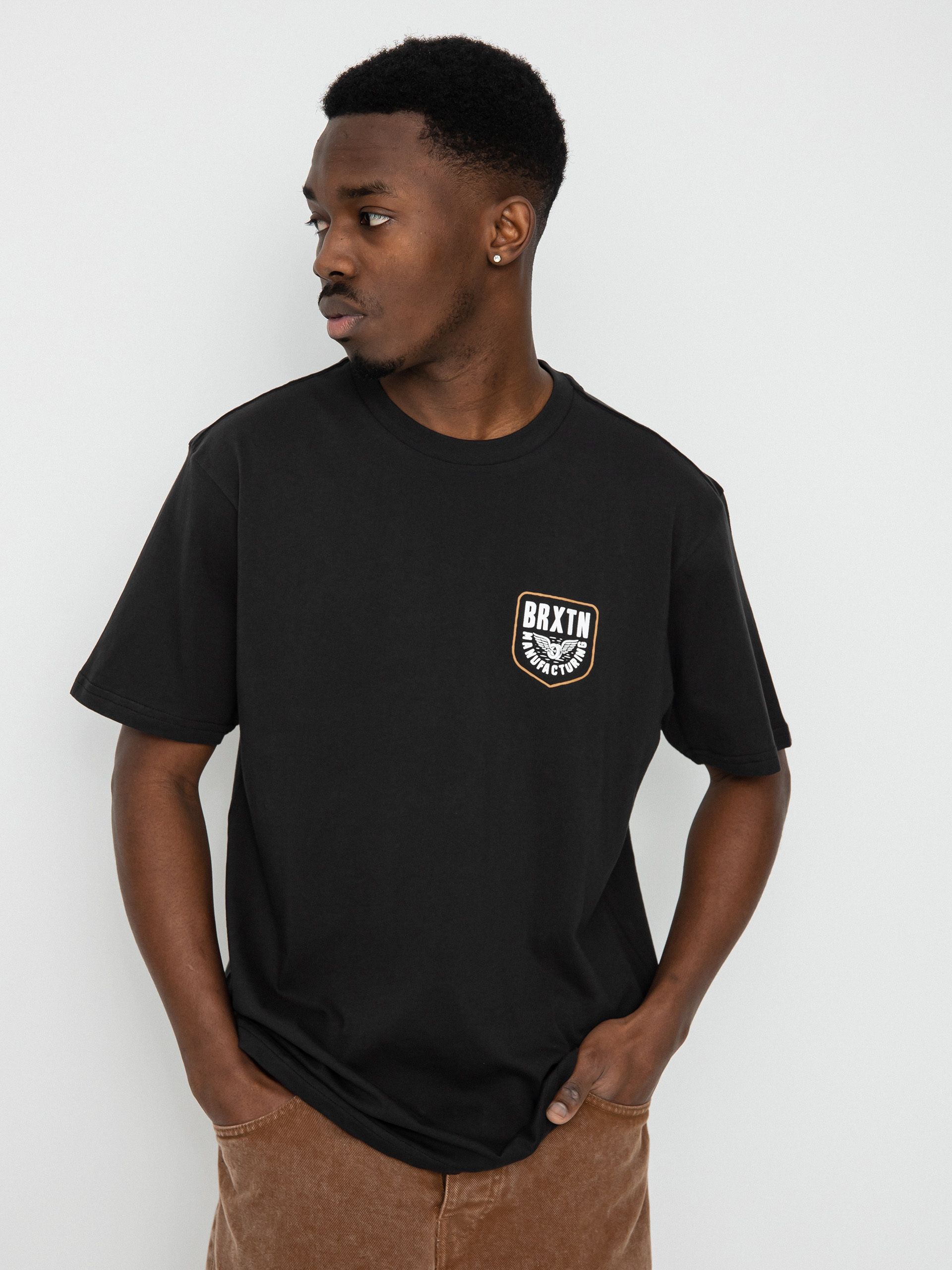 T-shirt Brixton Grantly Tlrt (black)
