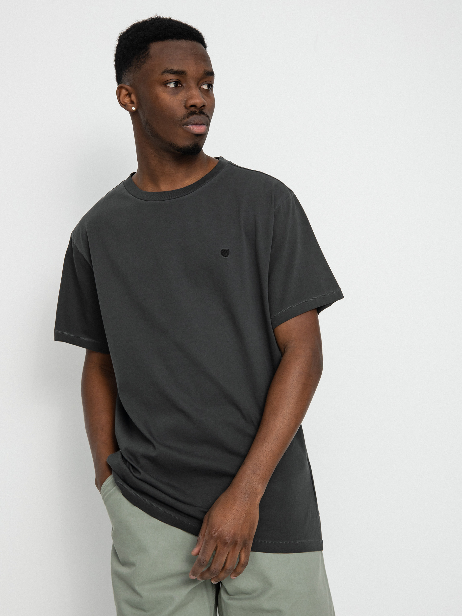 T-shirt Brixton Vintage Reserve (black vintage wash)