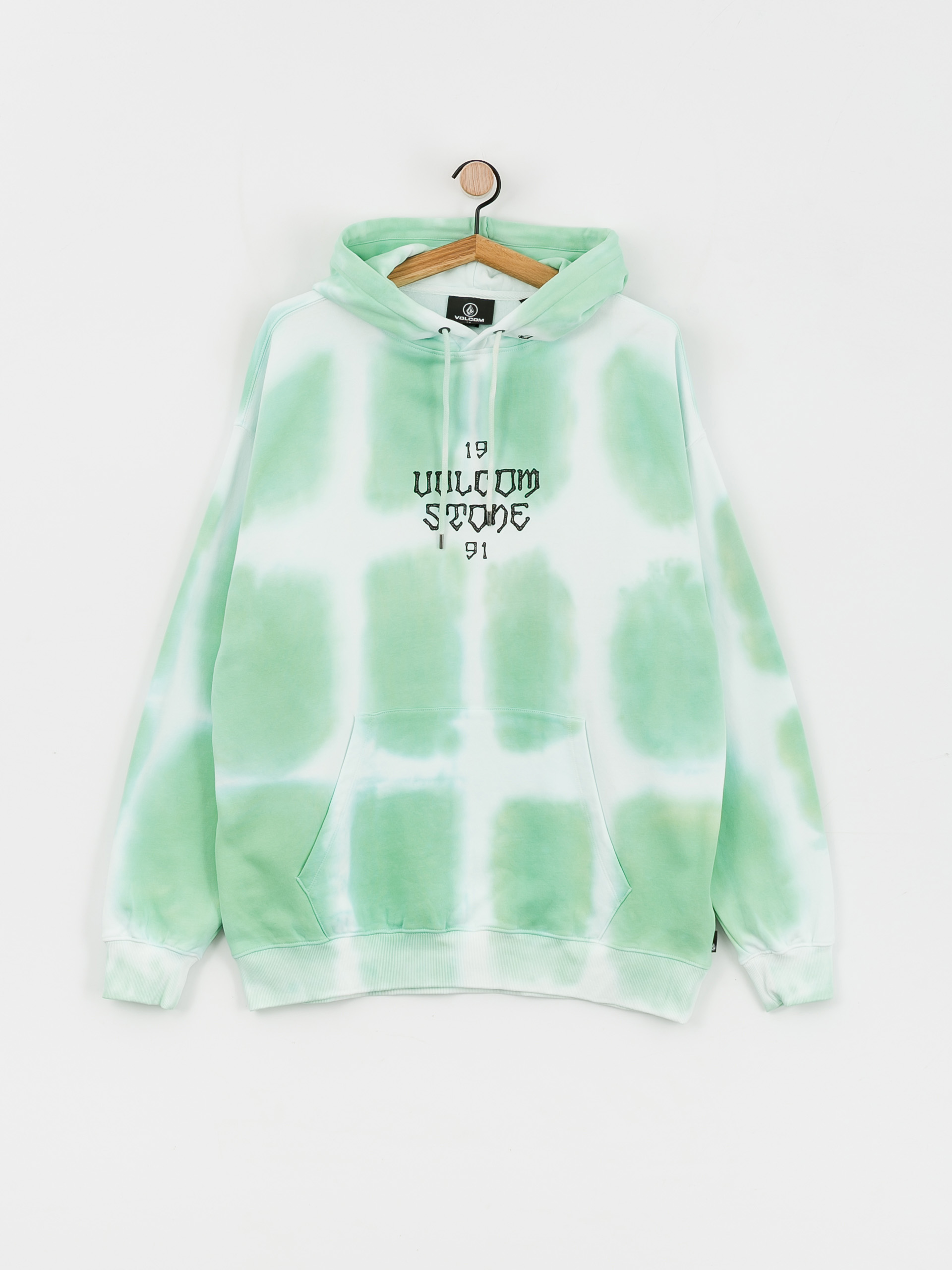 Bluza z kapturem Volcom Trippin Dye HD (bottle green)