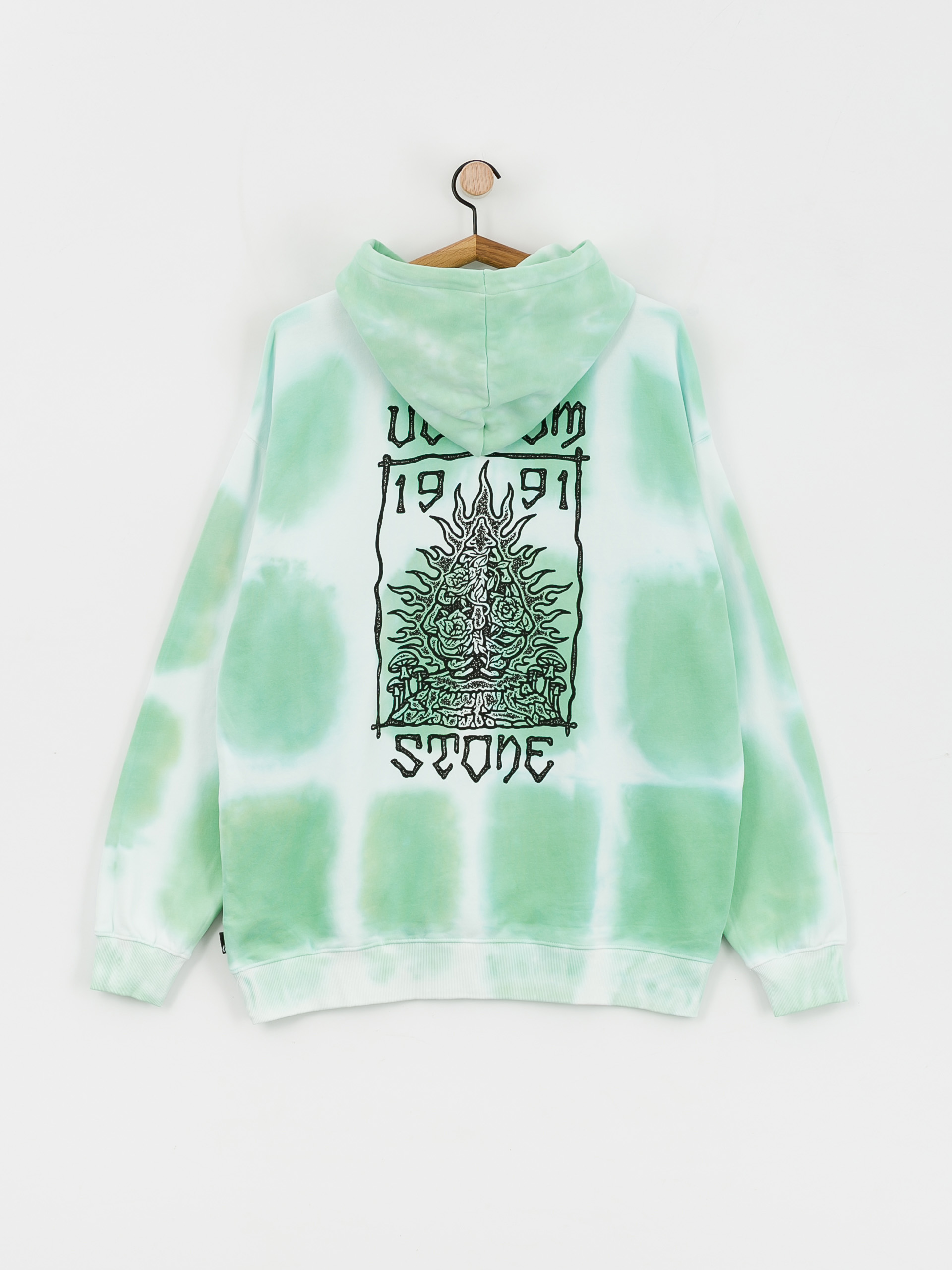 Bluza z kapturem Volcom Trippin Dye HD (bottle green)