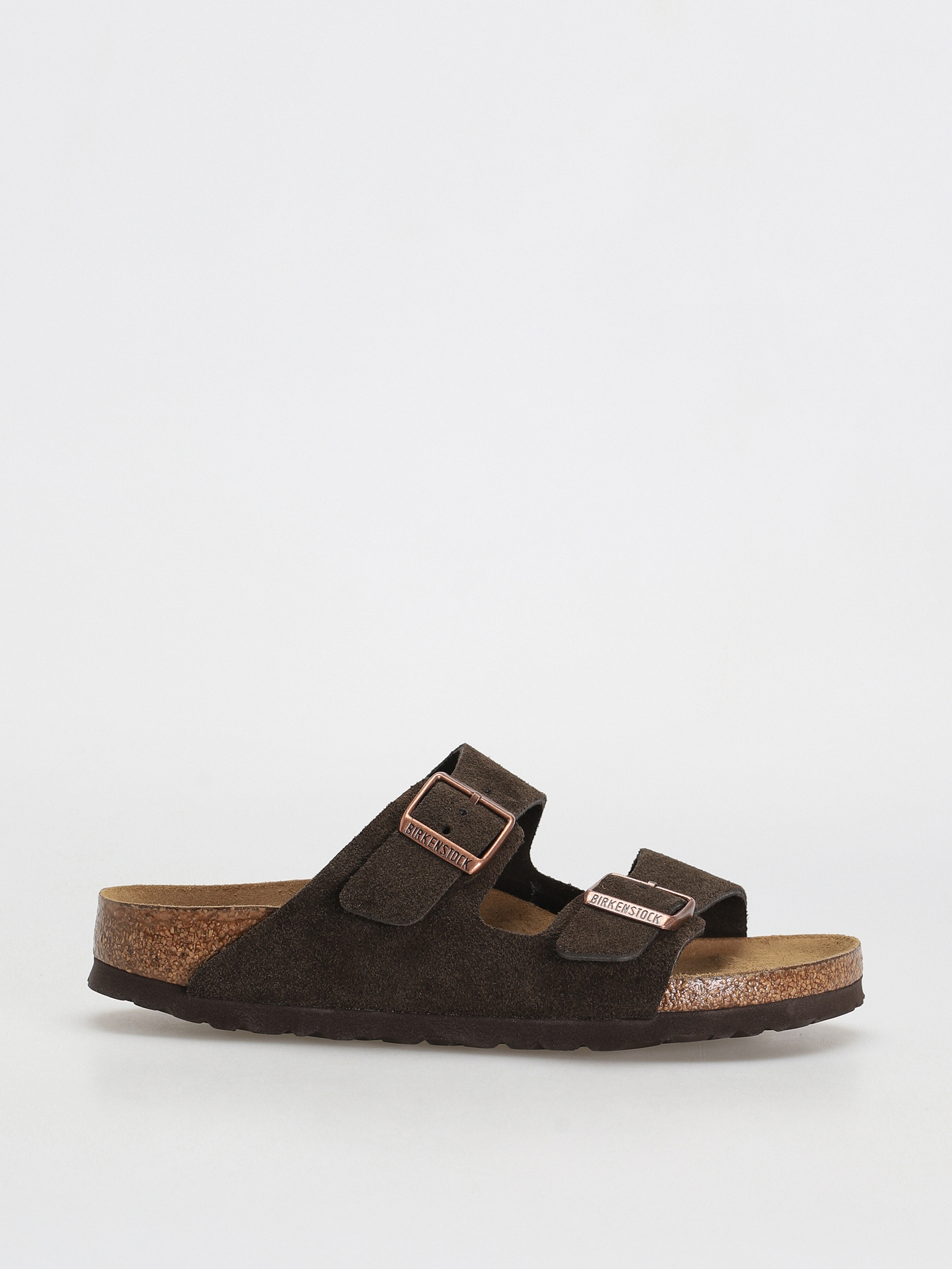 Klapki Birkenstock Arizona Sfb Narrow Wmn (mocca suede leather)