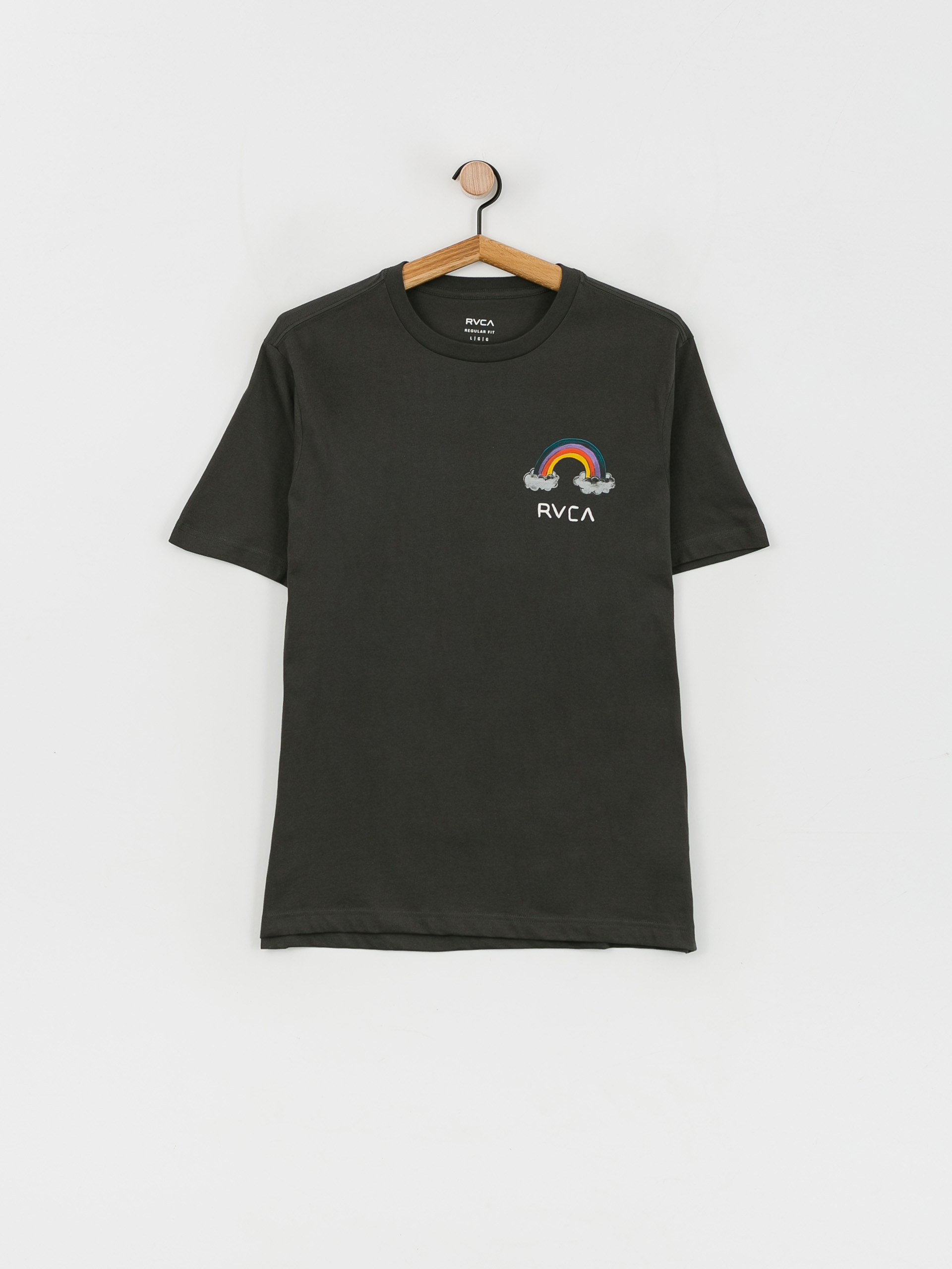 T-shirt RVCA Rainbow Connection (pirate black)