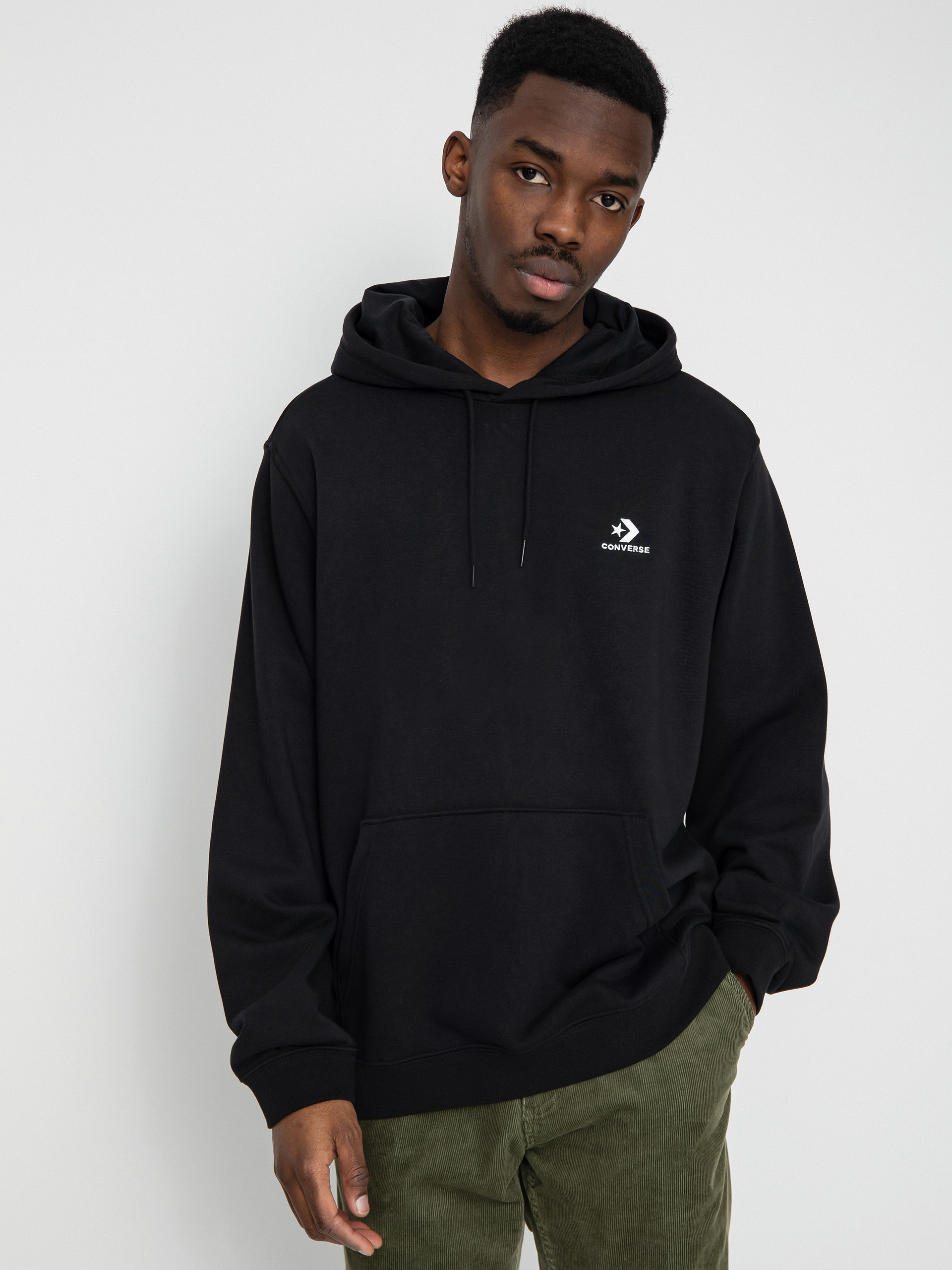 Bluza z kapturem Converse Emb Classic HD (black)