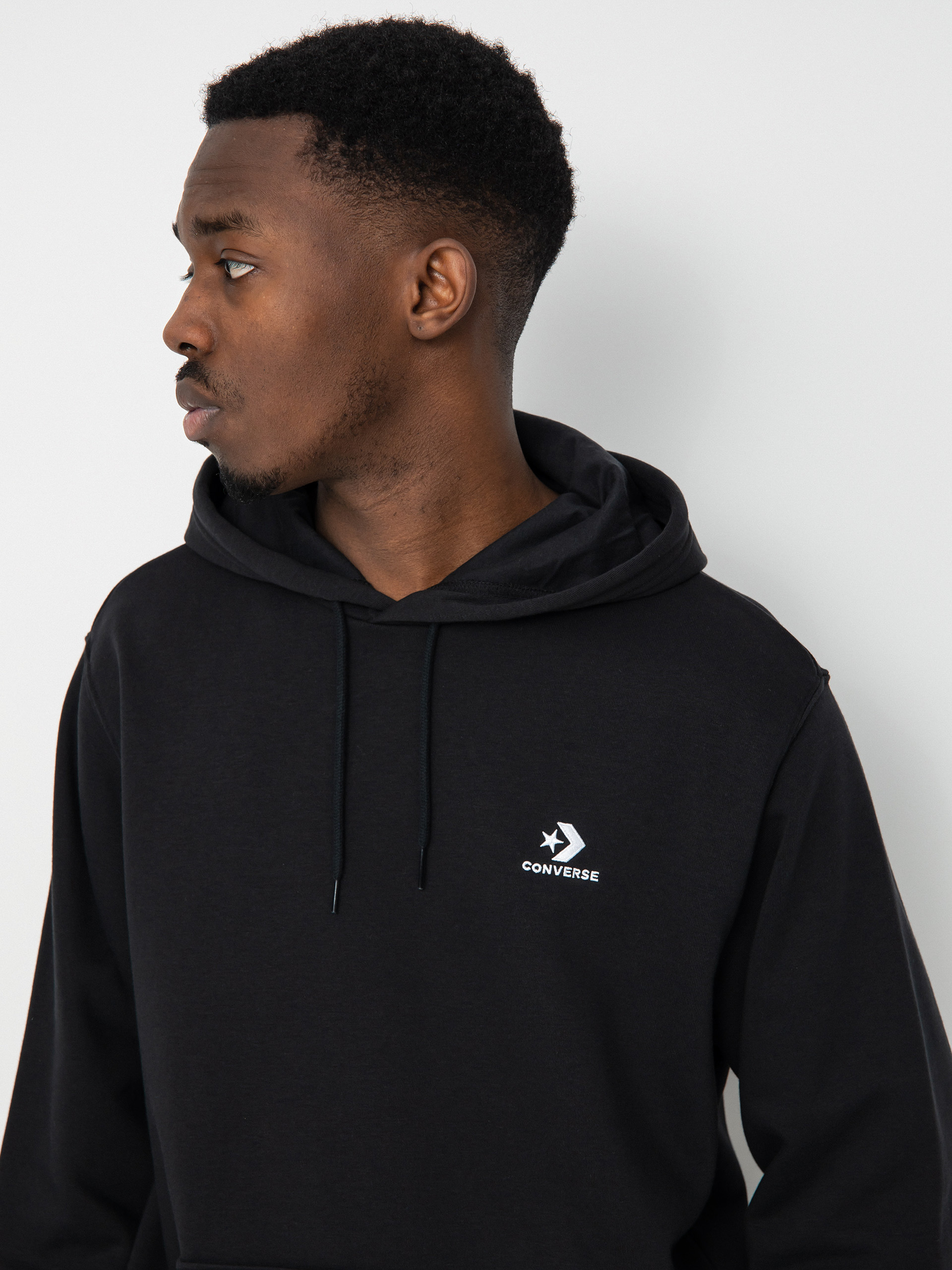 Bluza z kapturem Converse Emb Classic HD (black)