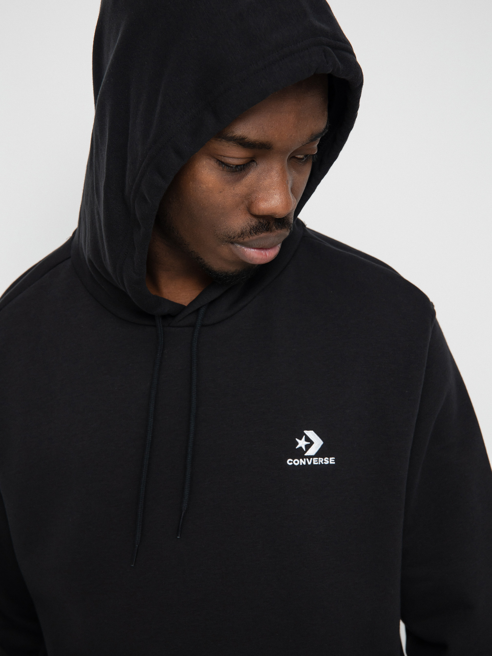 Bluza z kapturem Converse Emb Classic HD (black)