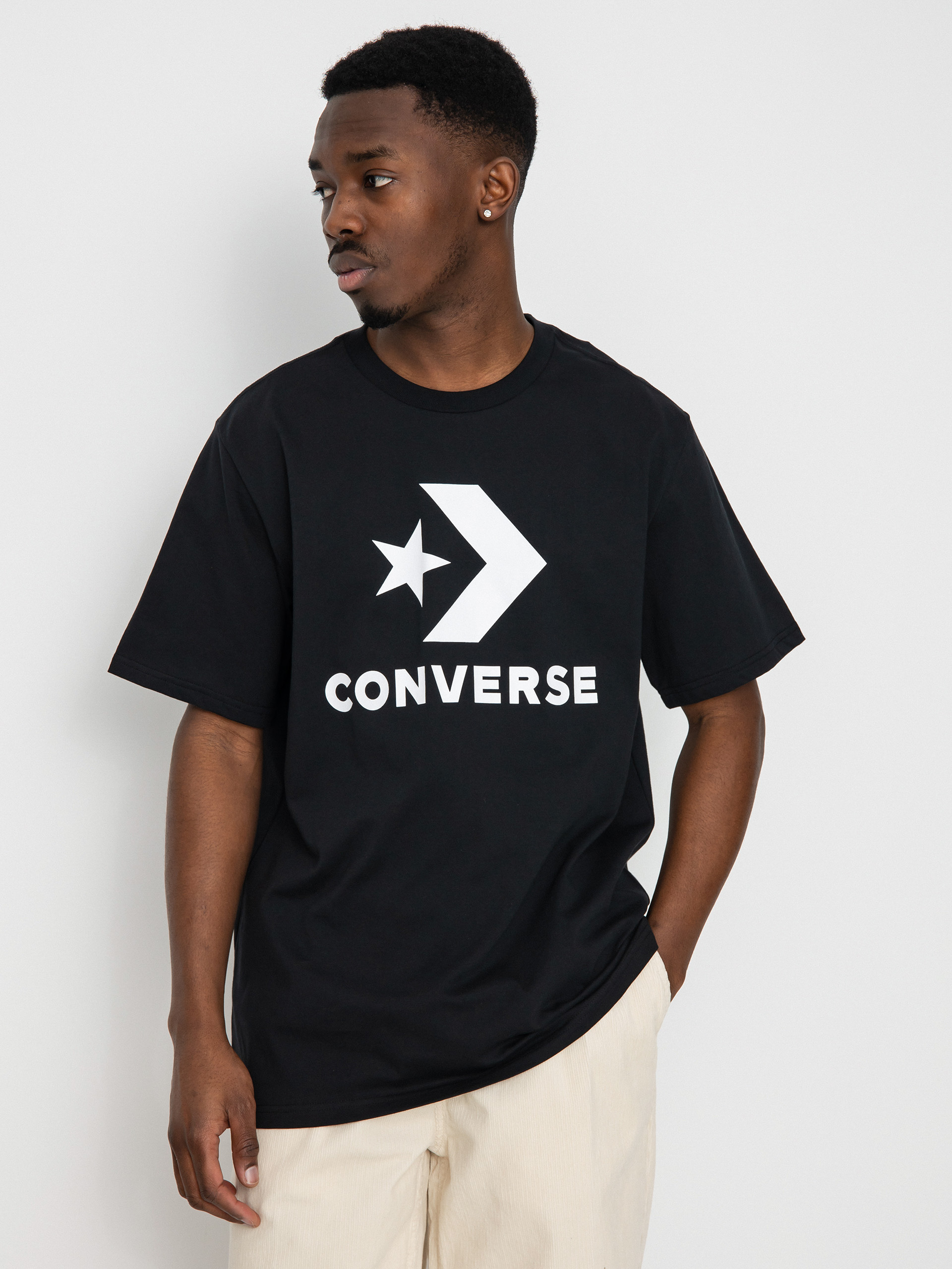T-shirt Converse Large Logo St Chev (black)