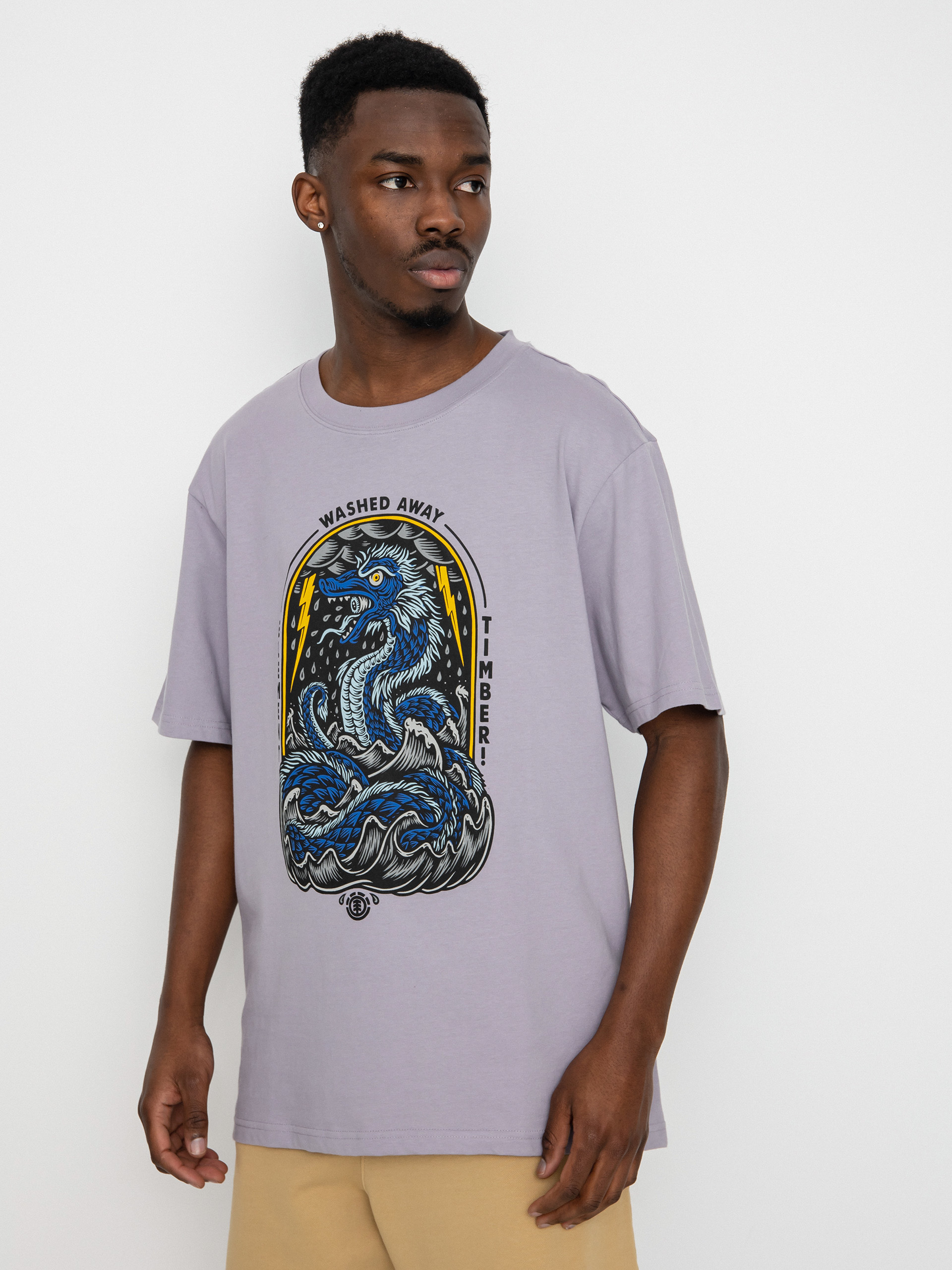 T-shirt Element From The Deep (lavender gray)