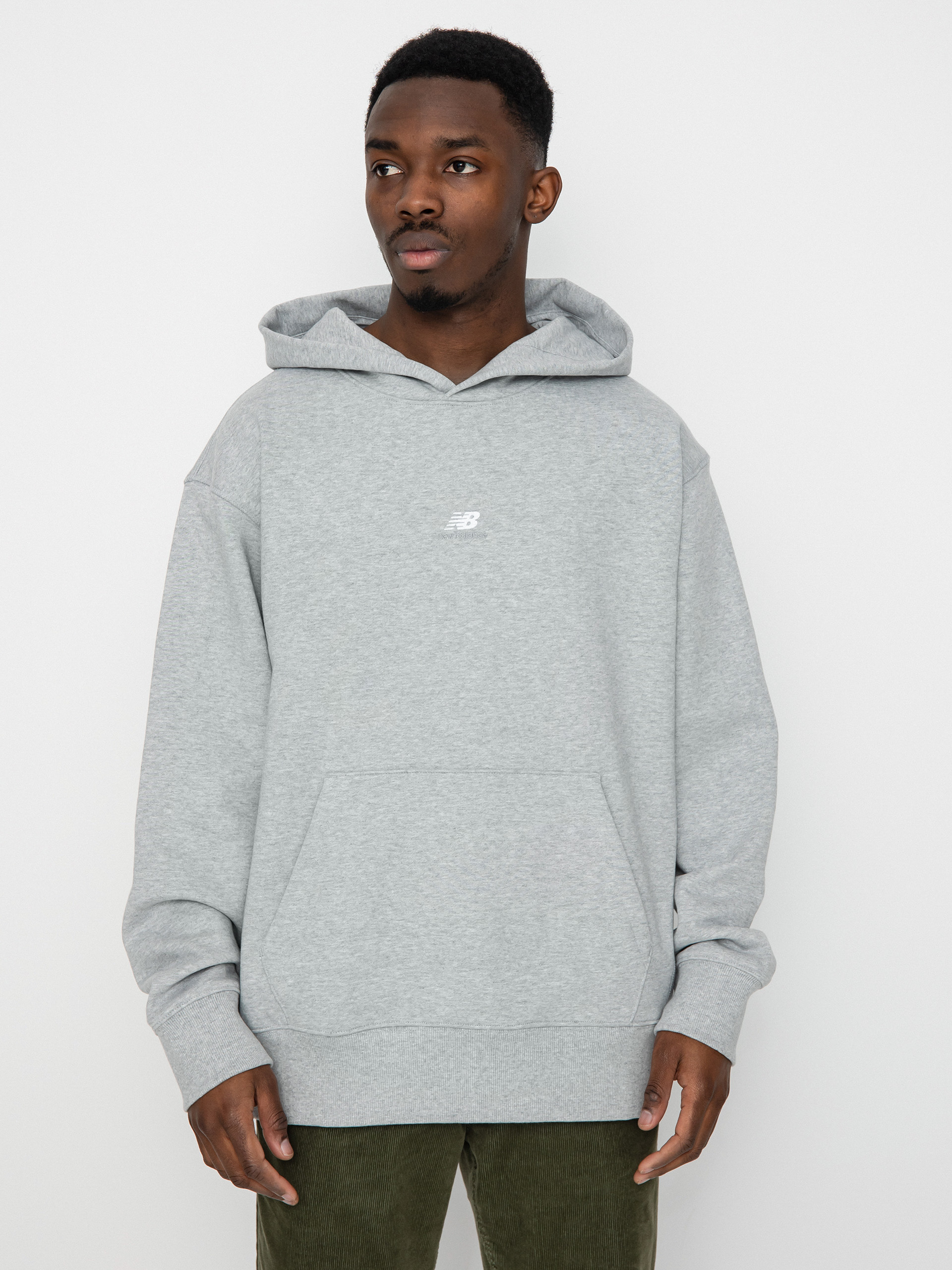 Bluza z kapturem New Balance Athletics Remastered Graphic HD (athletic grey)
