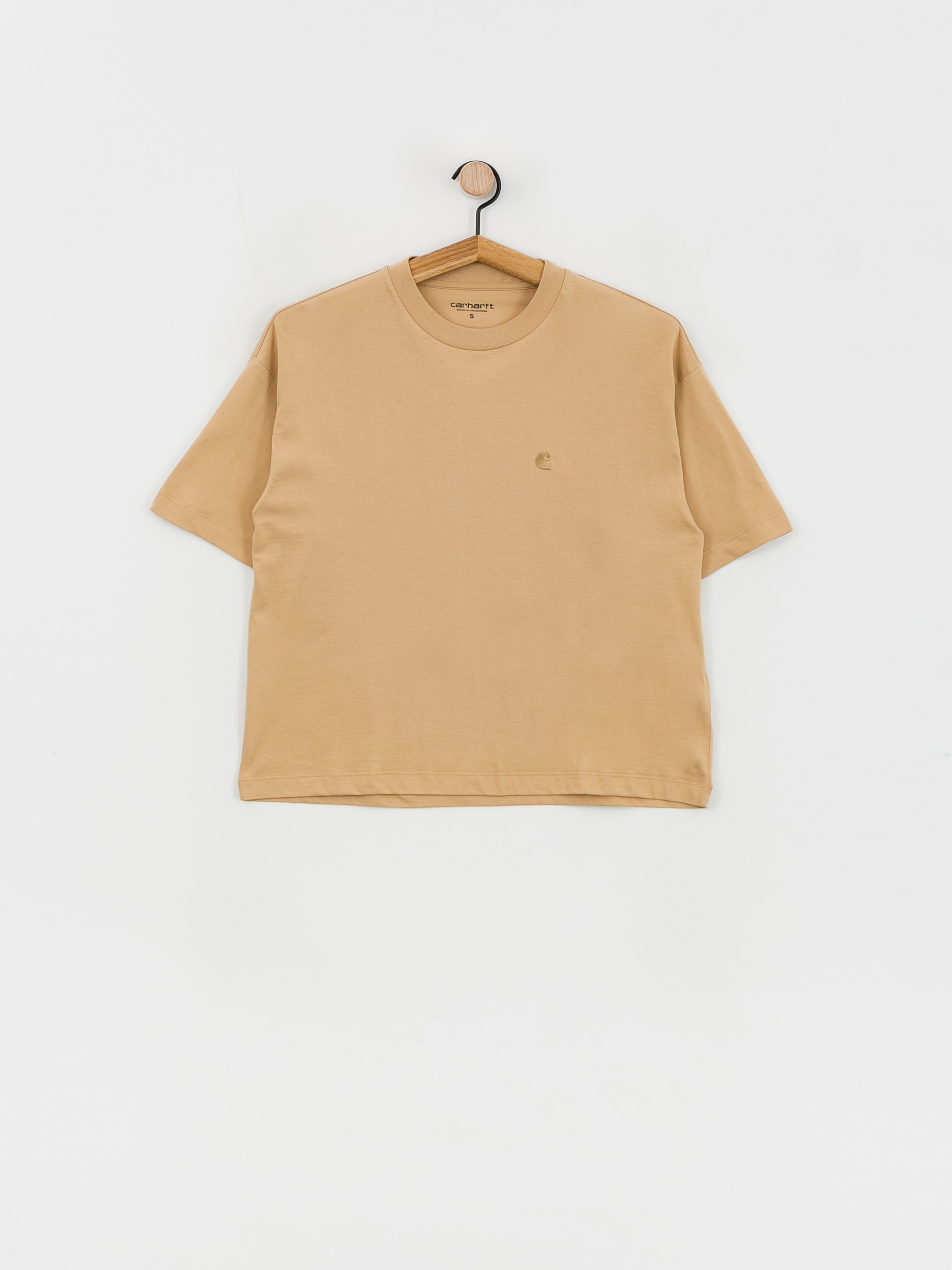 T-shirt Carhartt WIP Chester Wmn (dusty h brown)
