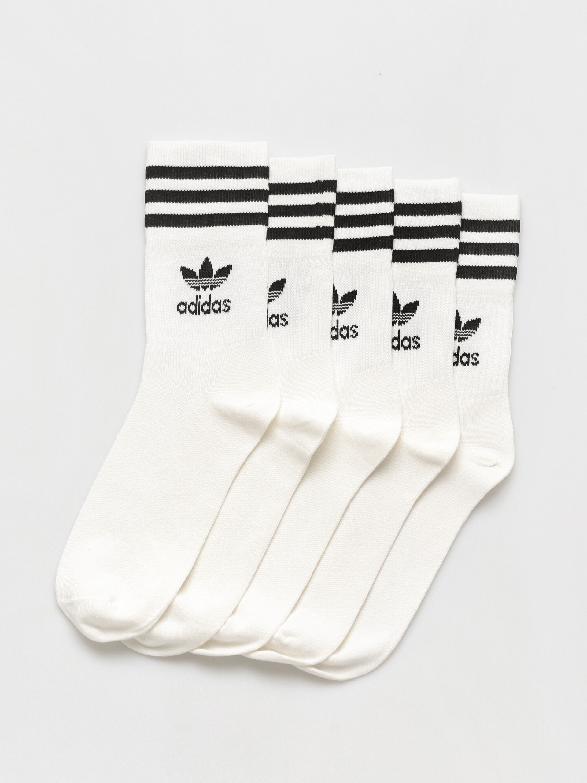 Skarpetki adidas Originals Mid Cut Crw 5Pp (white)
