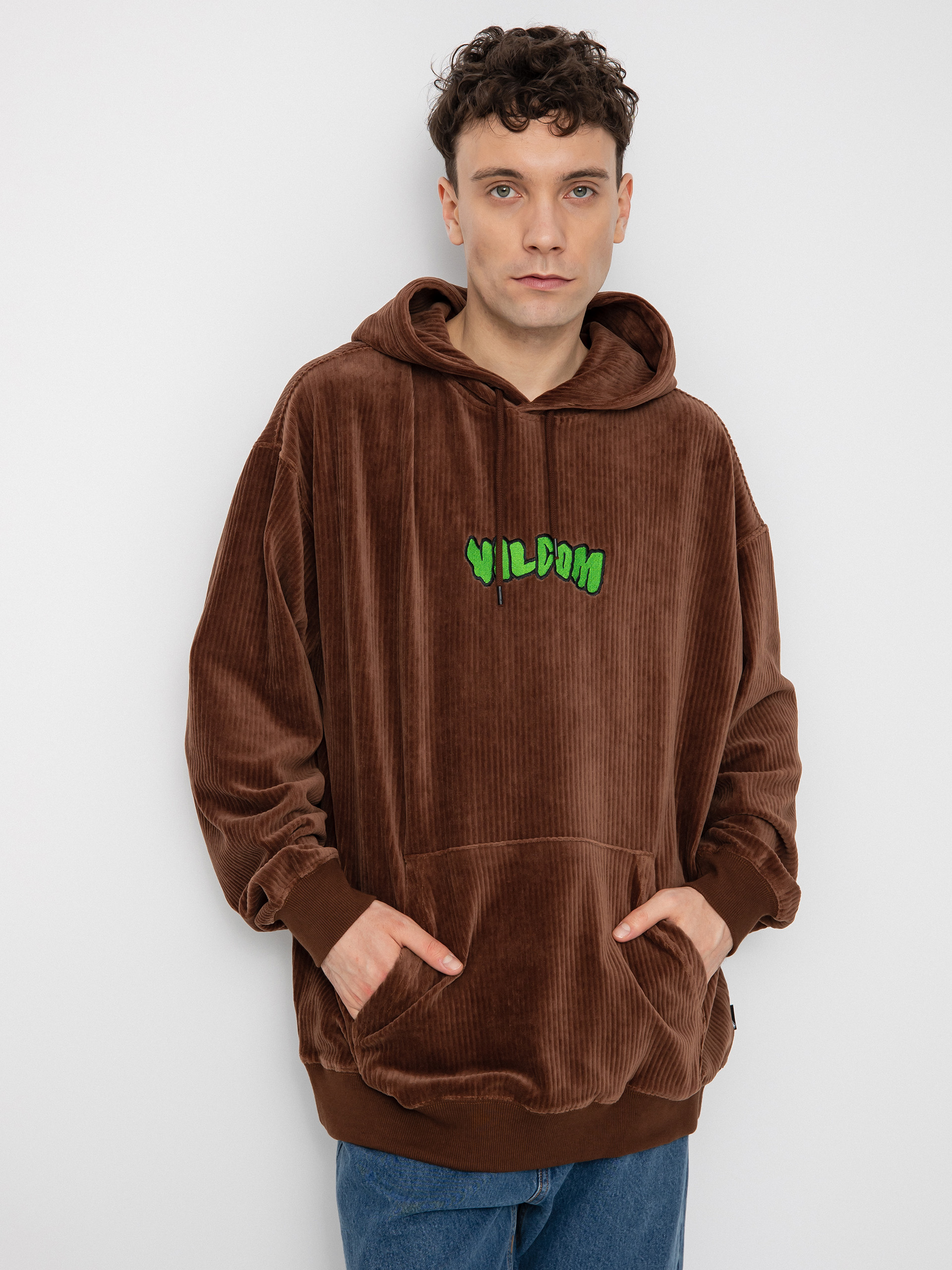 Bluza z kapturem Volcom Distone HD (burro brown)