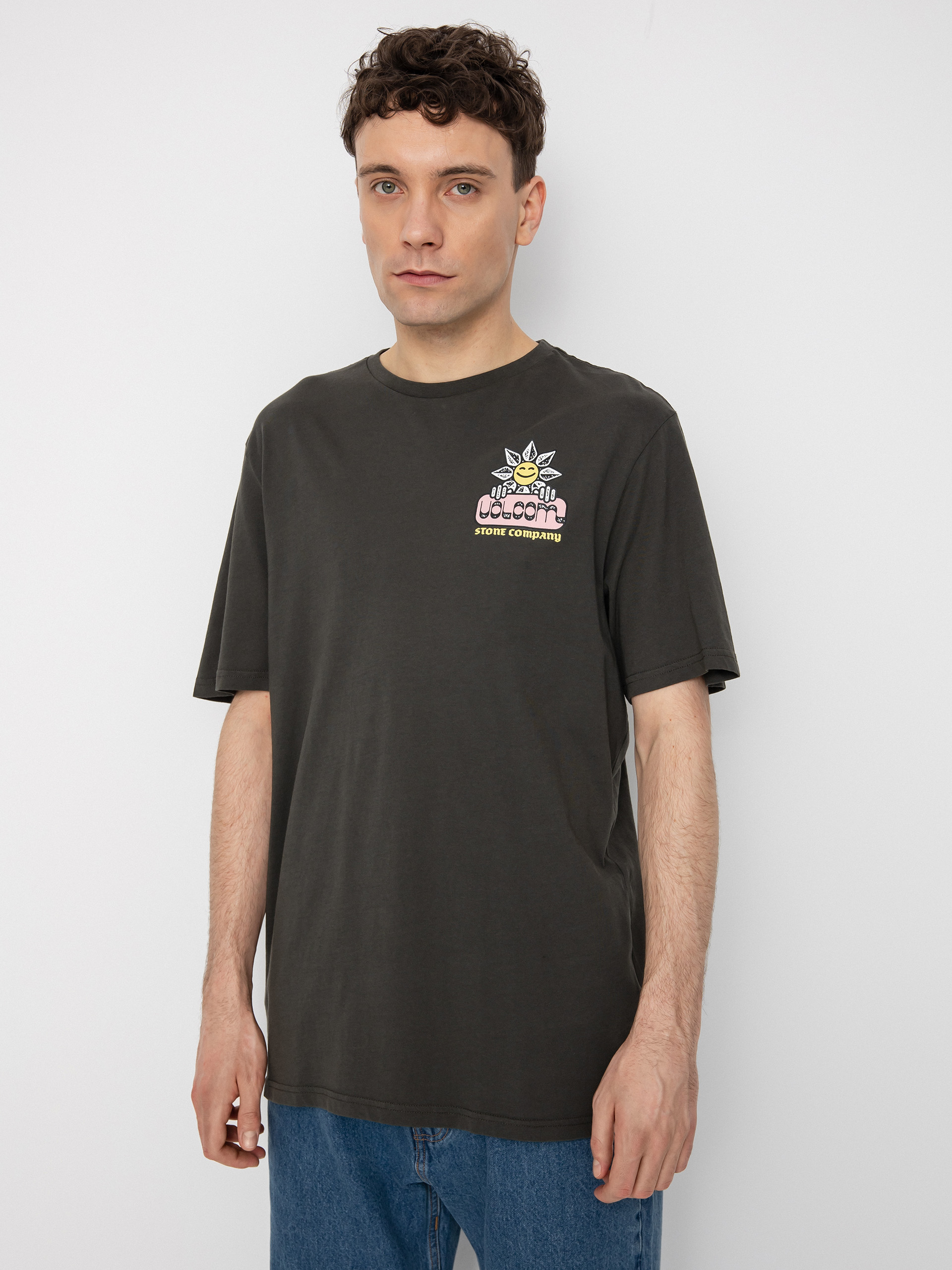 T-shirt Volcom Fty Gardener (rinsed black)