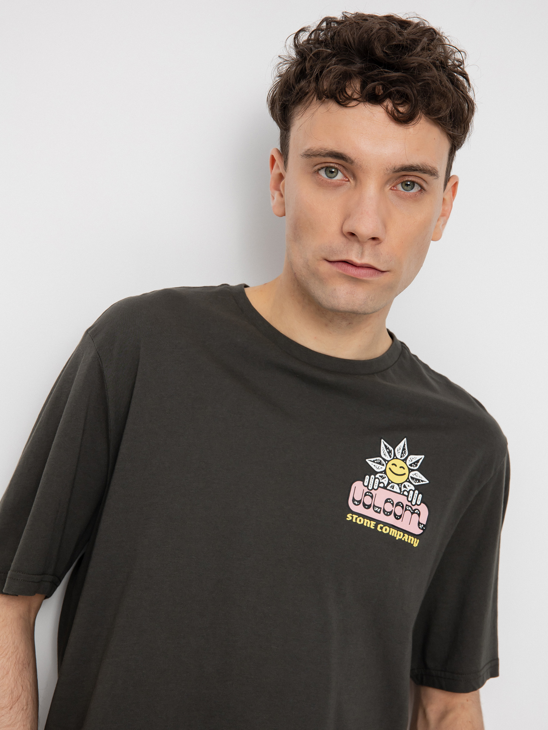 T-shirt Volcom Fty Gardener (rinsed black)