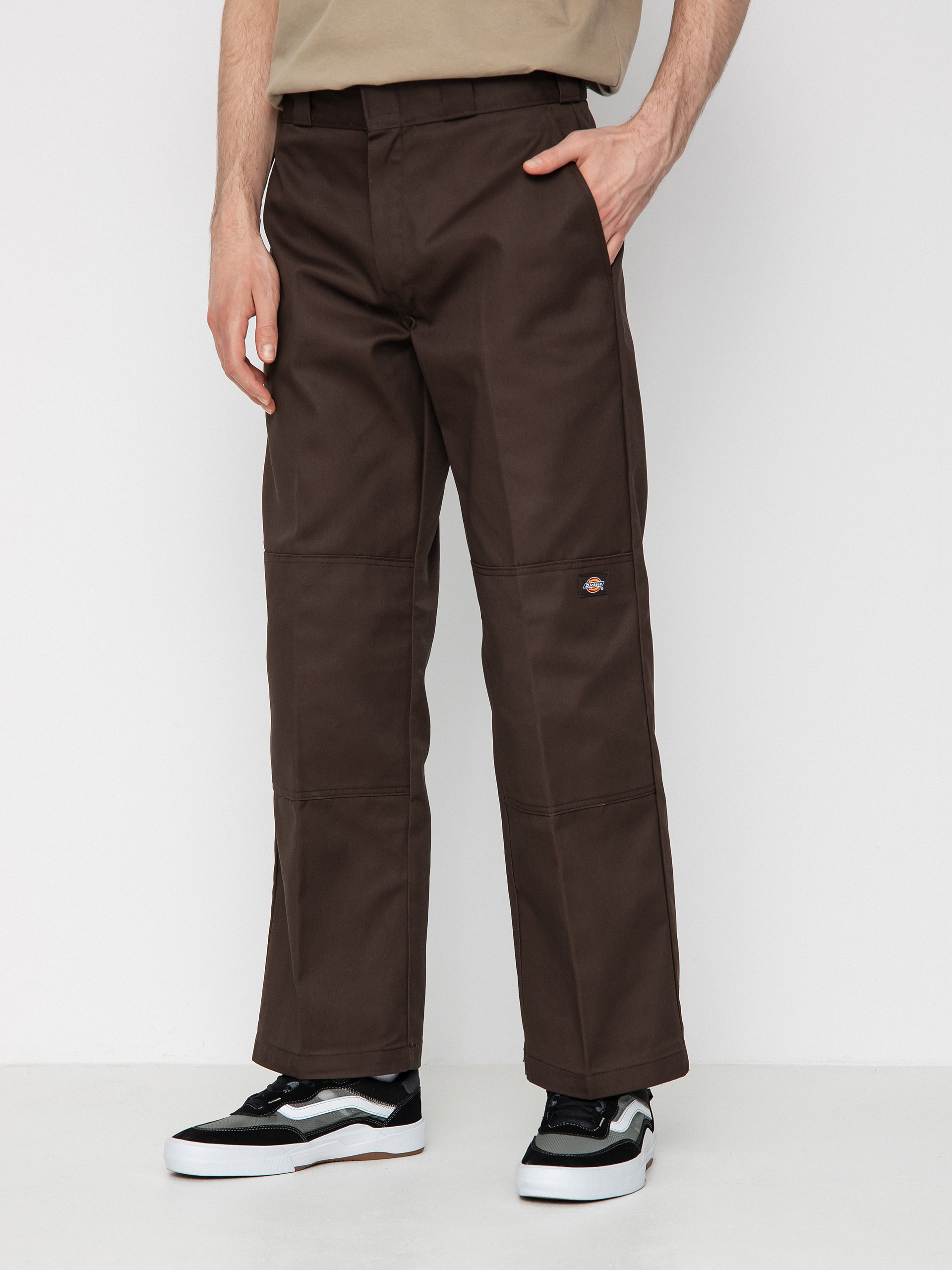 Spodnie Dickies Double Knee (dark brown)