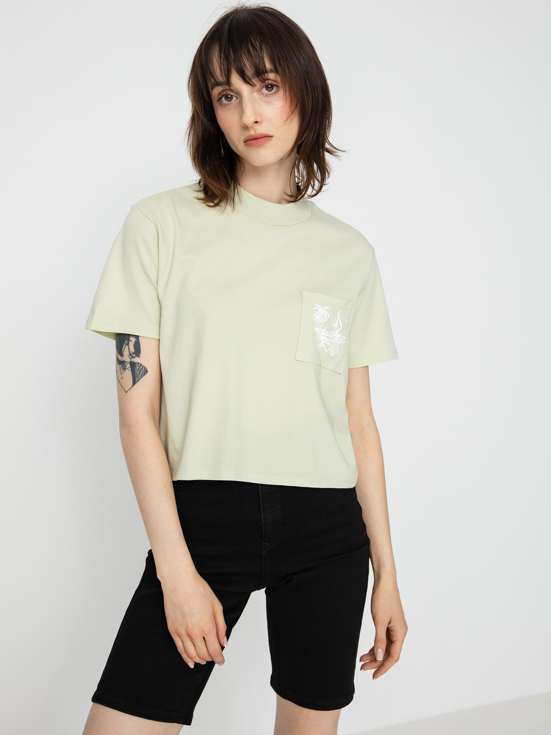 T-shirt Volcom Pocket Dial Wmn (sage)