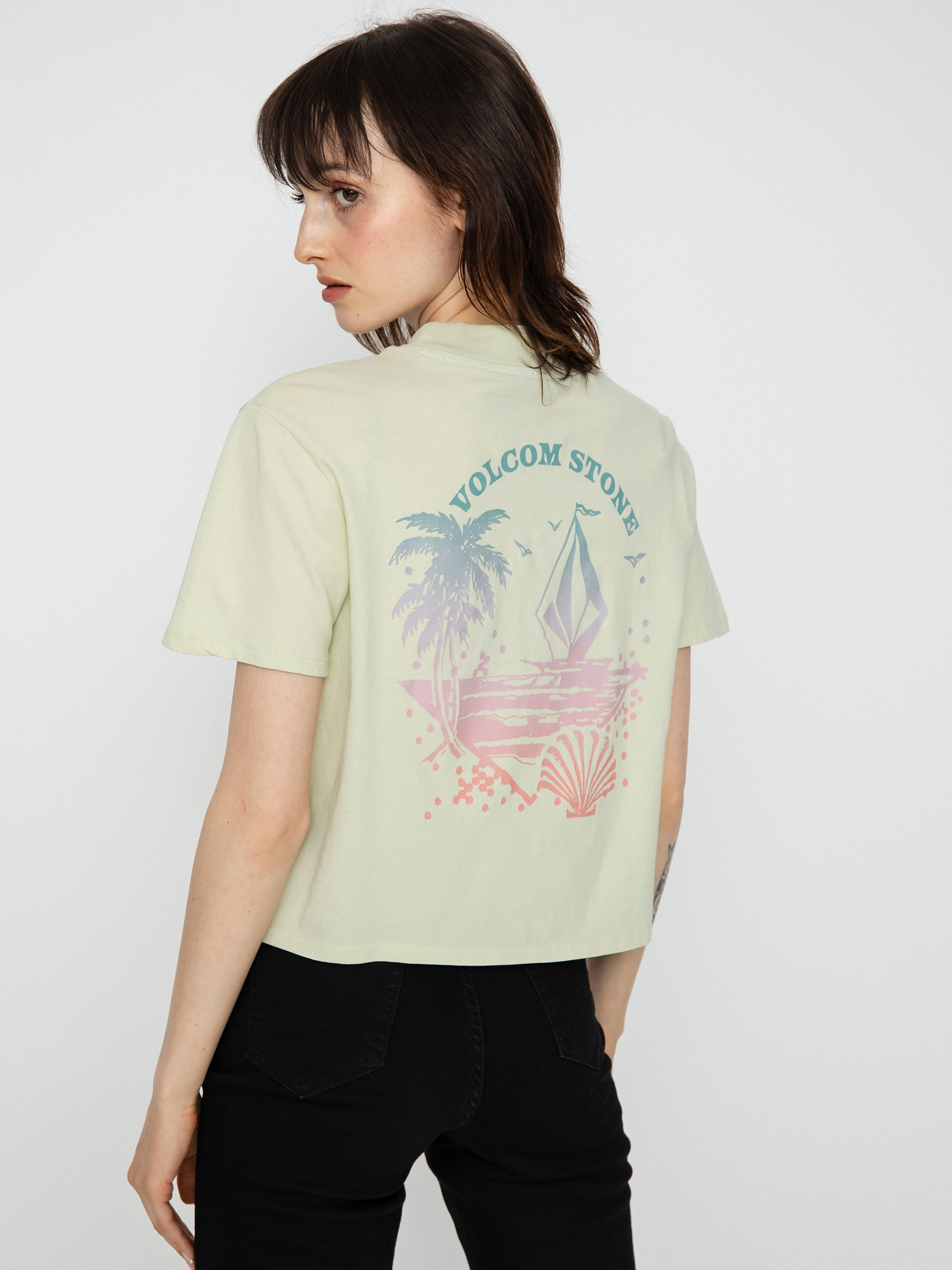 T-shirt Volcom Pocket Dial Wmn (sage)