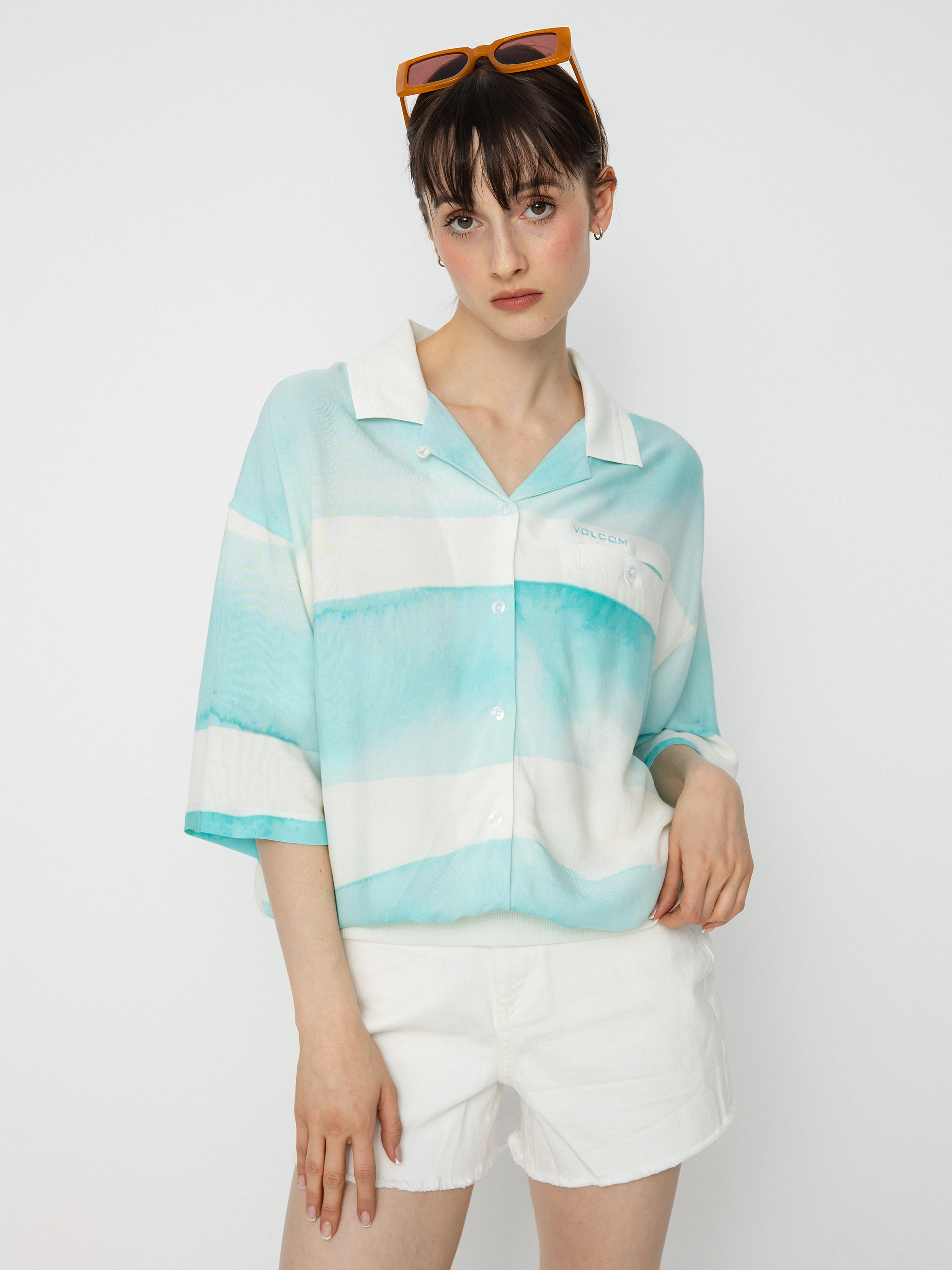Koszula Volcom Stay Stripes Wmn (pale aqua)