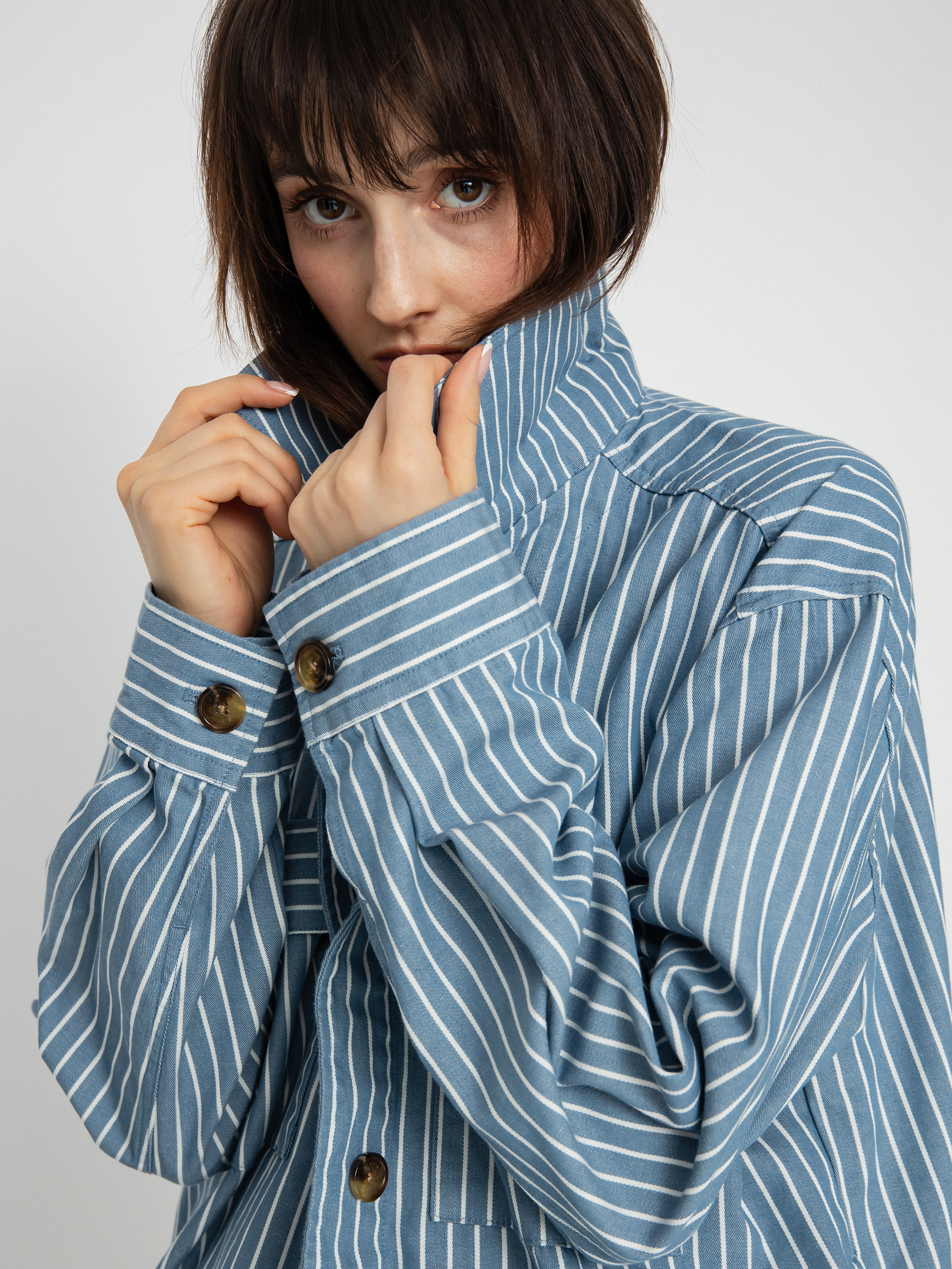 Kurtka Brixton Stark Trucker Wmn (blue heaven)