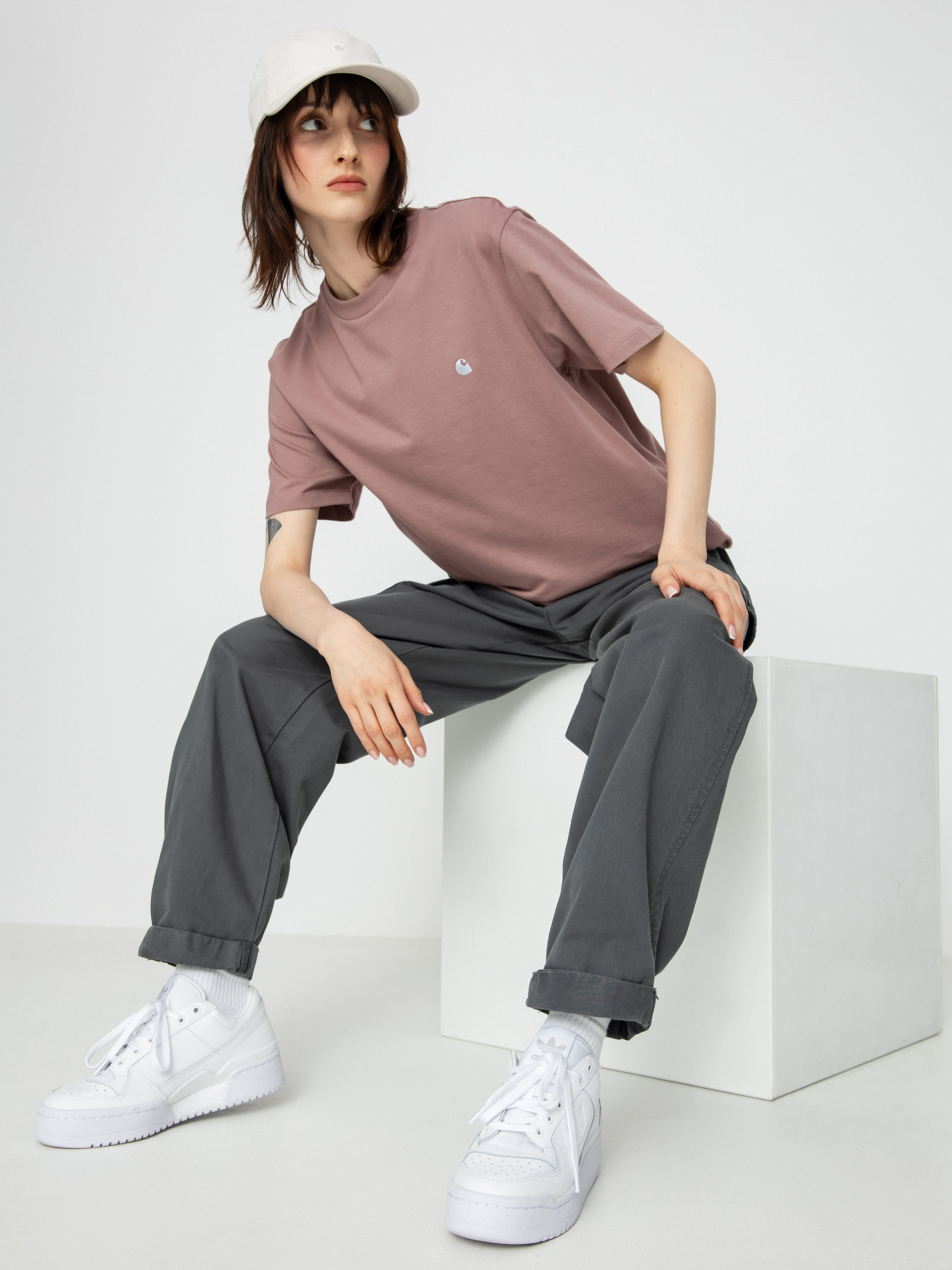 T-shirt Carhartt WIP Casey Wmn (lupinus/silver)