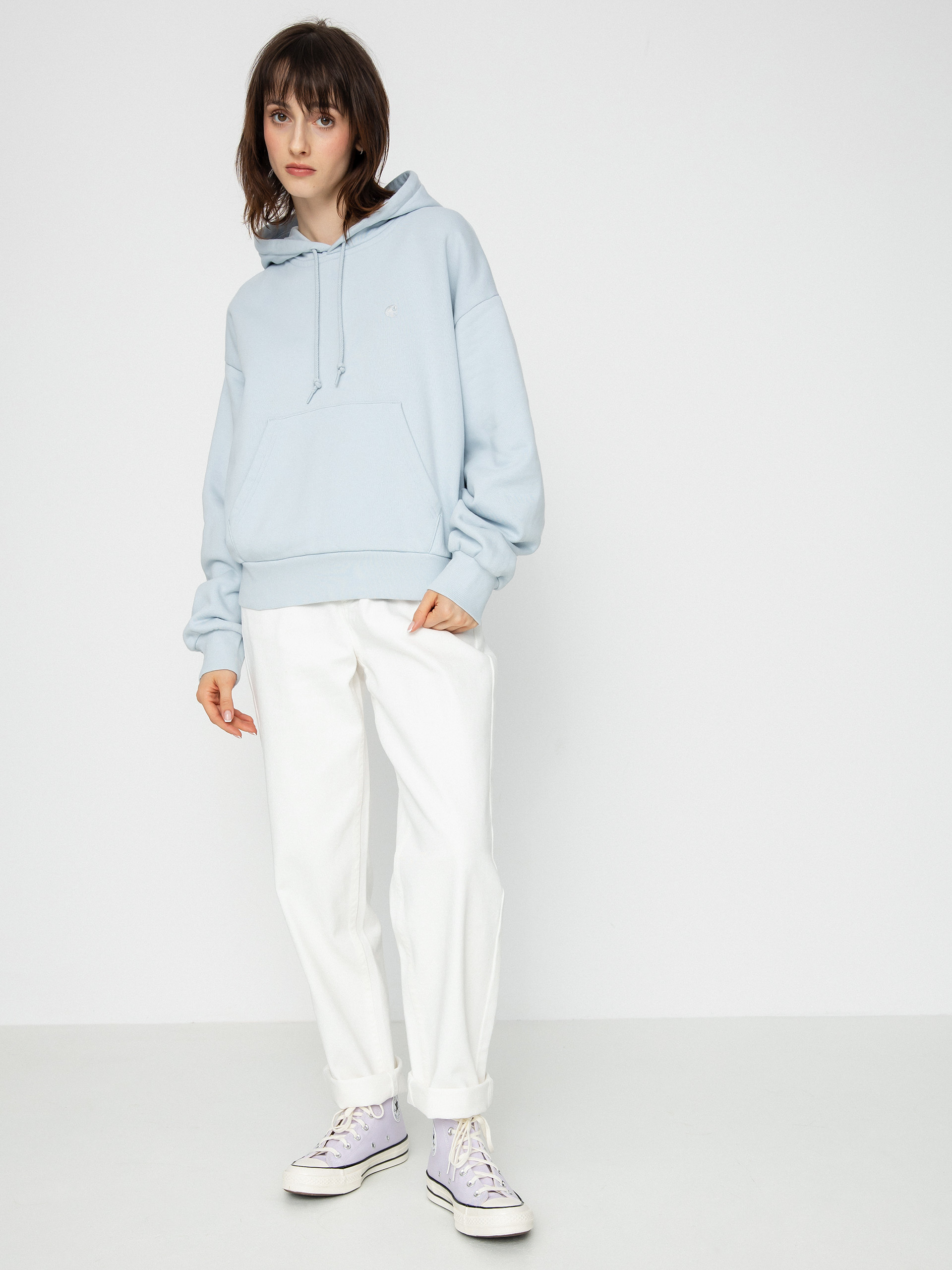 Bluza z kapturem Carhartt WIP Casey HD Wmn (icarus/silver)
