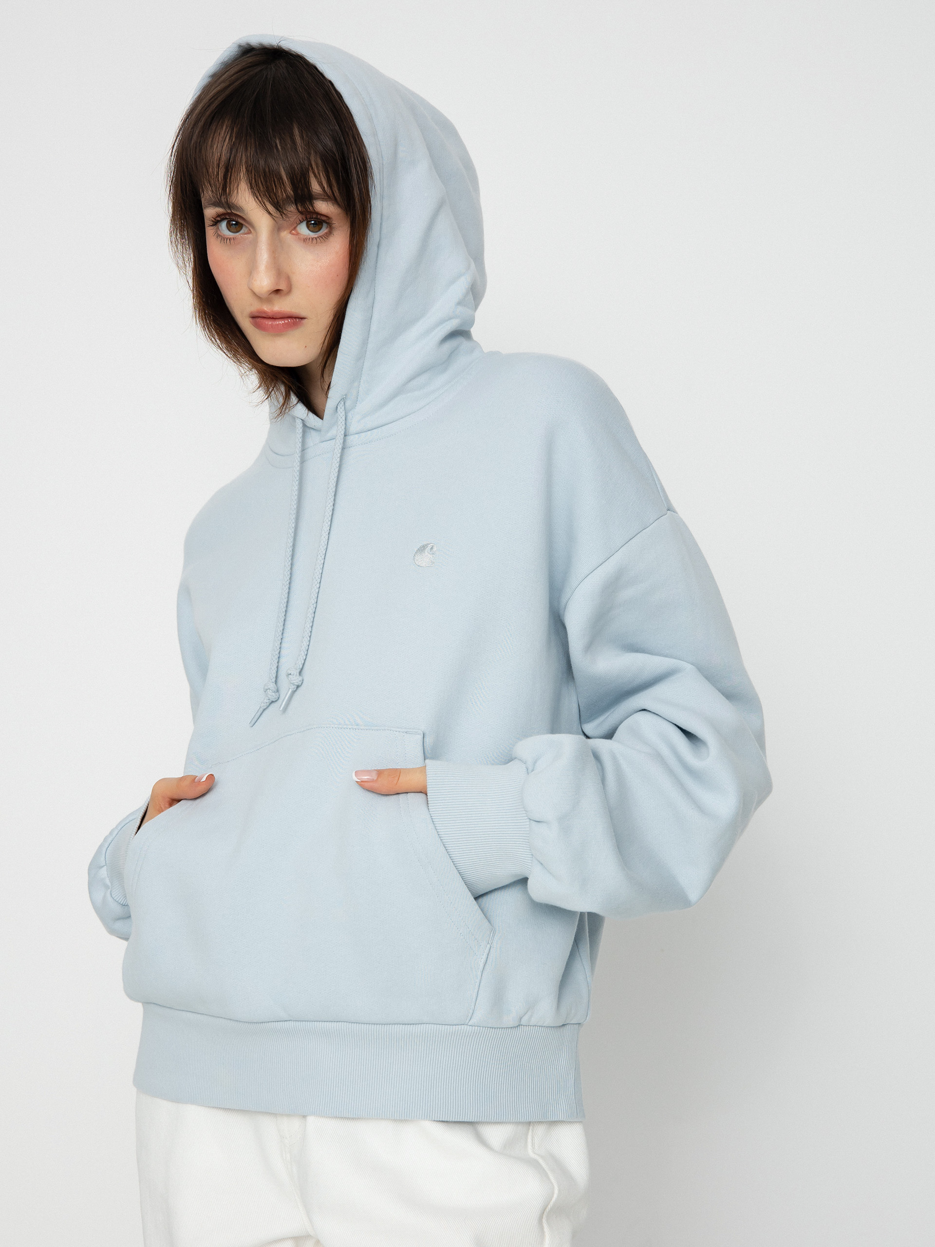 Bluza z kapturem Carhartt WIP Casey HD Wmn (icarus/silver)