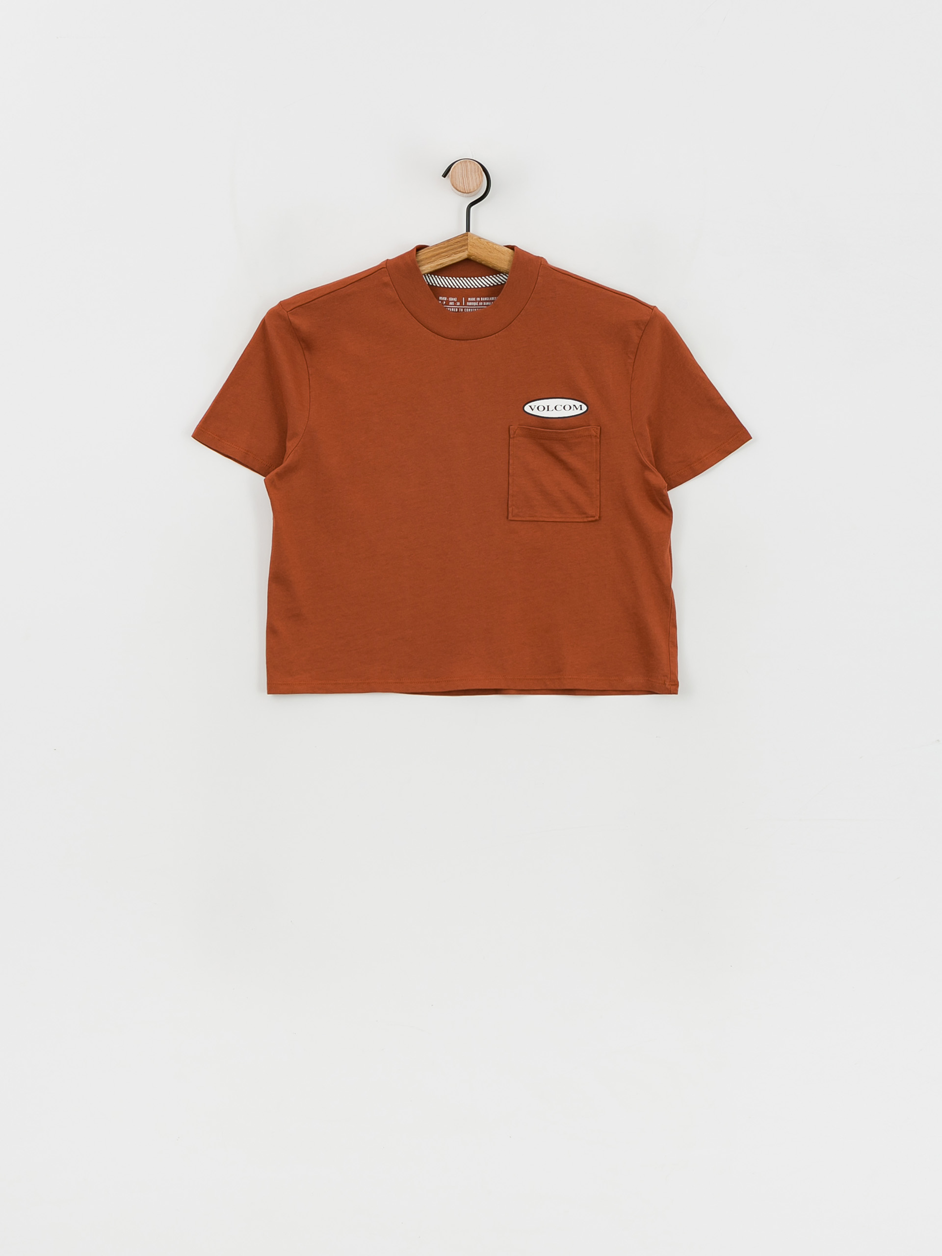 T-shirt Volcom Pocket Dial Wmn (dark clay)