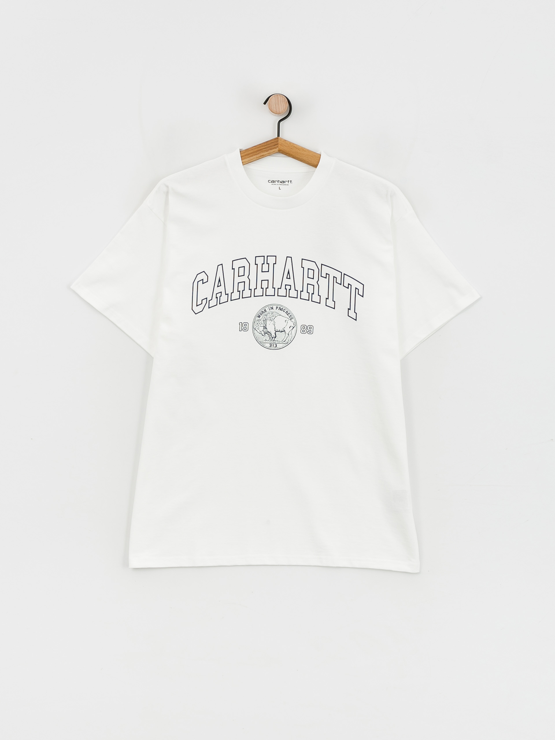 T-shirt Carhartt WIP Coin (white/atom blue)