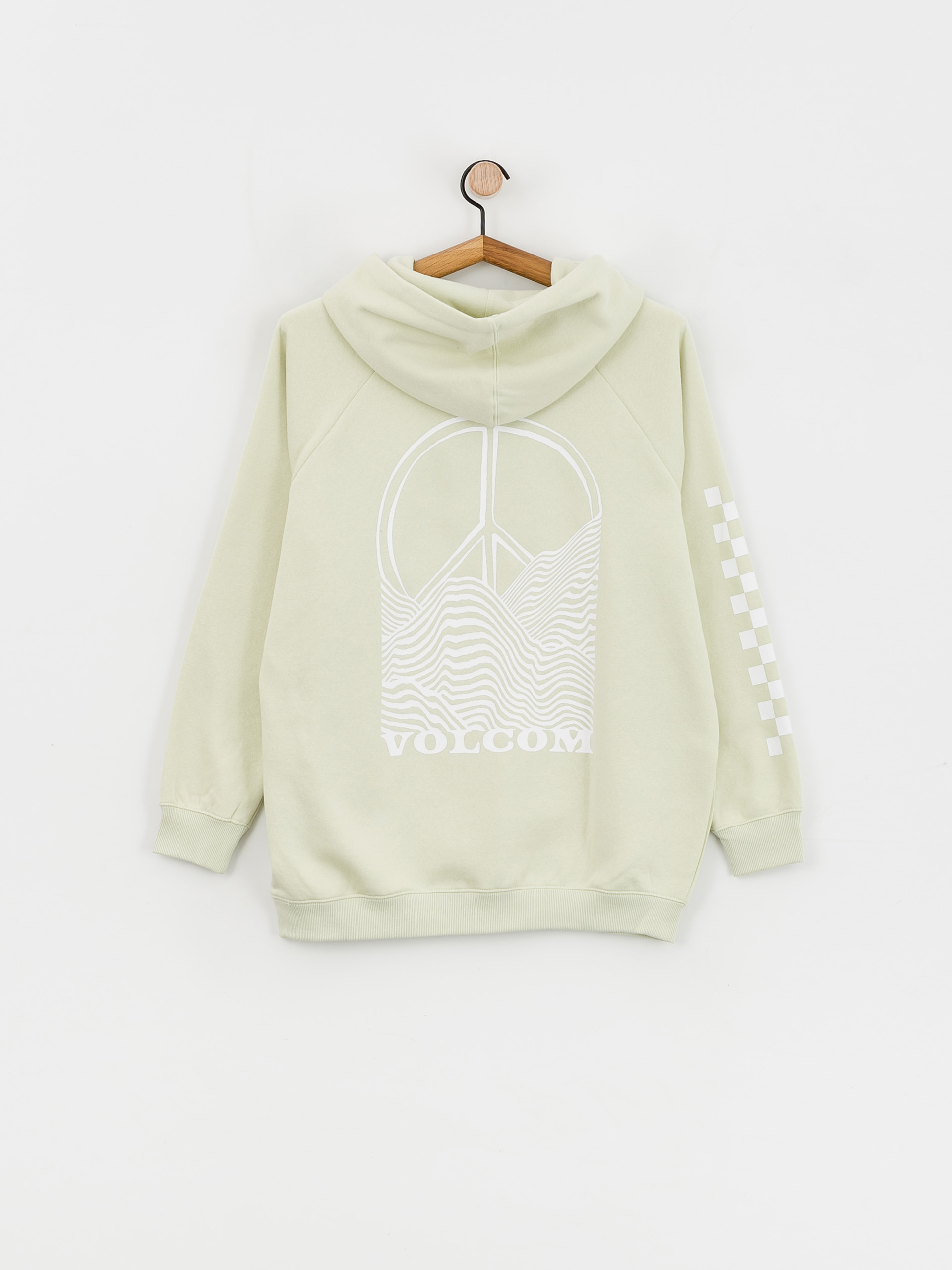 Bluza z kapturem Volcom Truly Stoked Bf HD Wmn (sage)