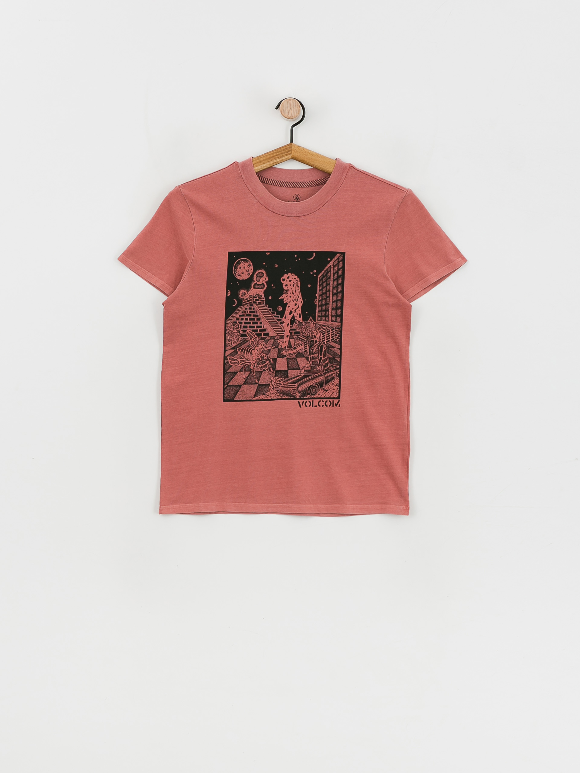 T-shirt Volcom Volchedelic Wmn (rosewood)