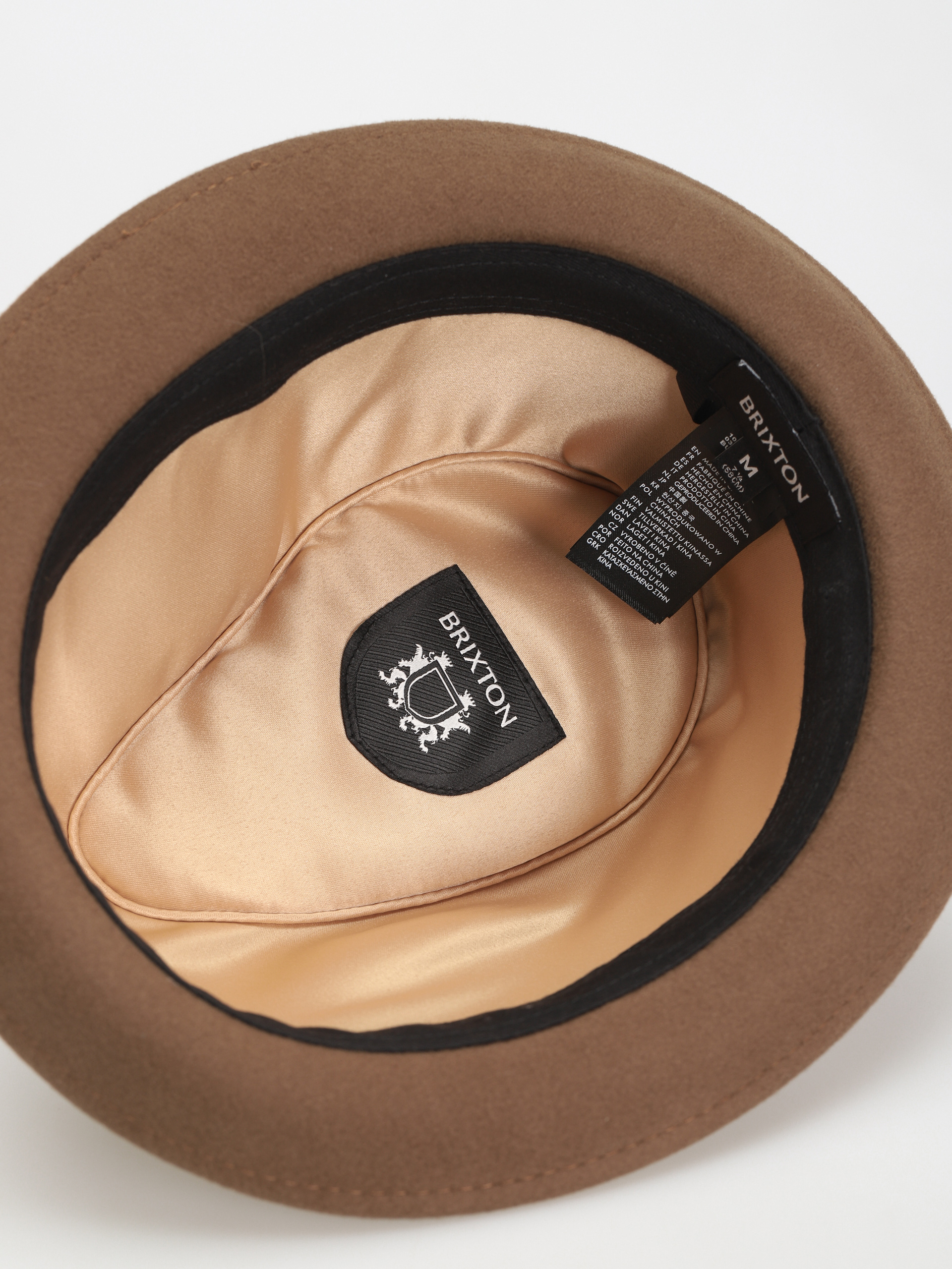 Kapelusz Brixton Gain Fedora (desert palm/safari)